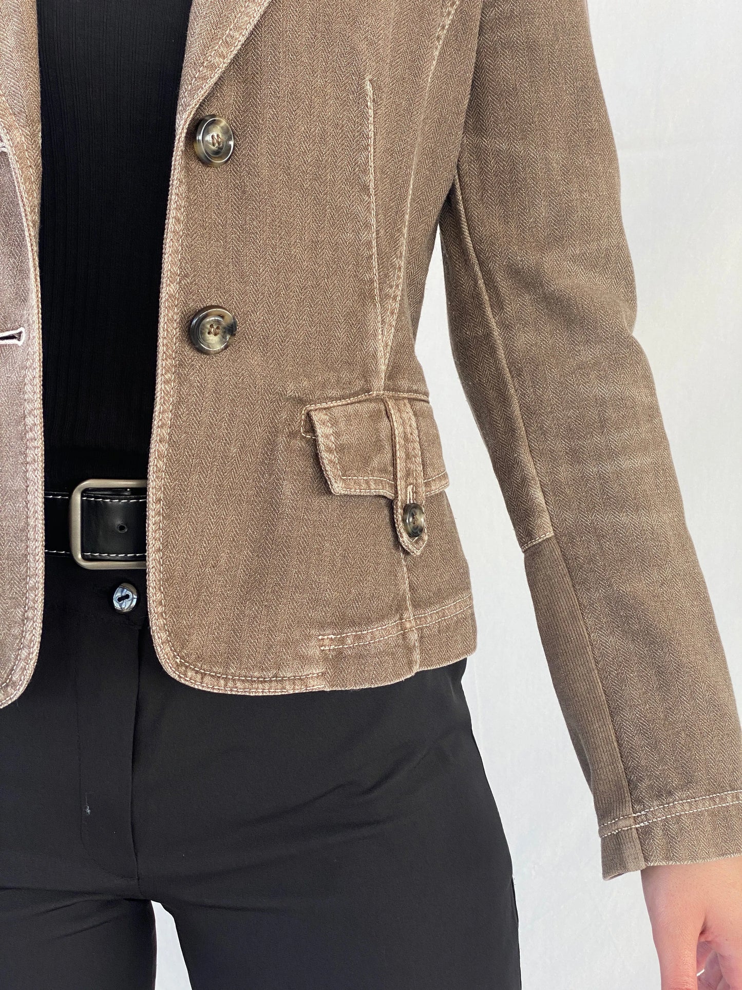 Vintage i Blues Club Women’s Gray Structured Wool Blend Blazer - L - Balagan Vintage Blazer Ayah, blazer, Coats&Jackets, full sleeve blazer, Women's Blazers, wool