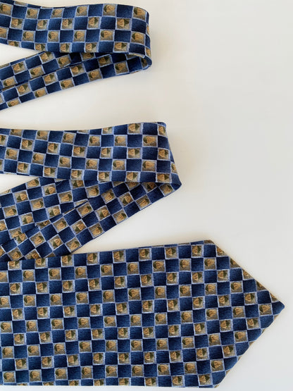 Vintage Jimmy V Darryl Strawberry Collection Three Silk Men’s Neck Tie - Balagan Vintage Ties formal, graphic ties, men, printed ties, tie, vintage, vintage ties