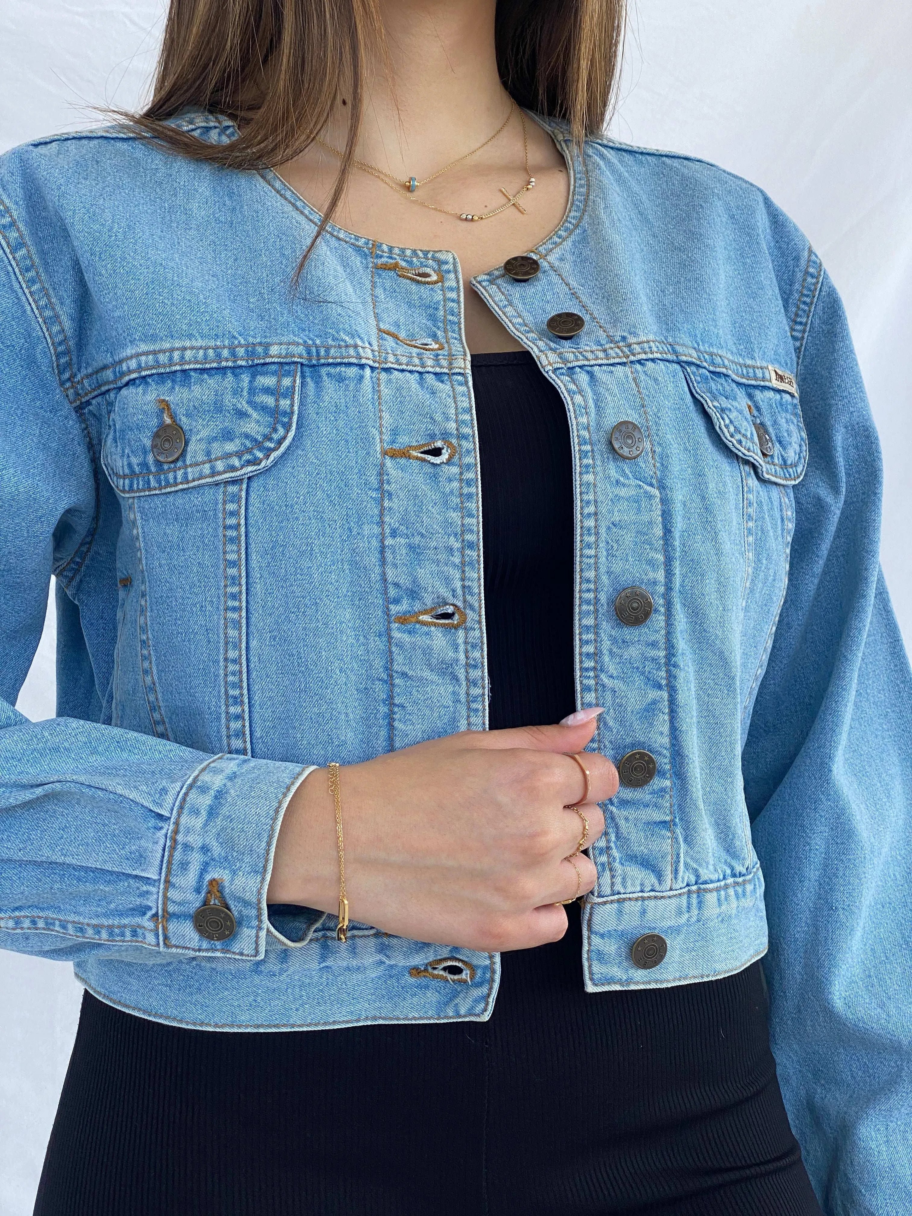 Vintage JOHNF.GEE Cropped Denim Jacket - Size S/M - Balagan Vintage Denim Jacket 00s, denim, denim jacket, Juana