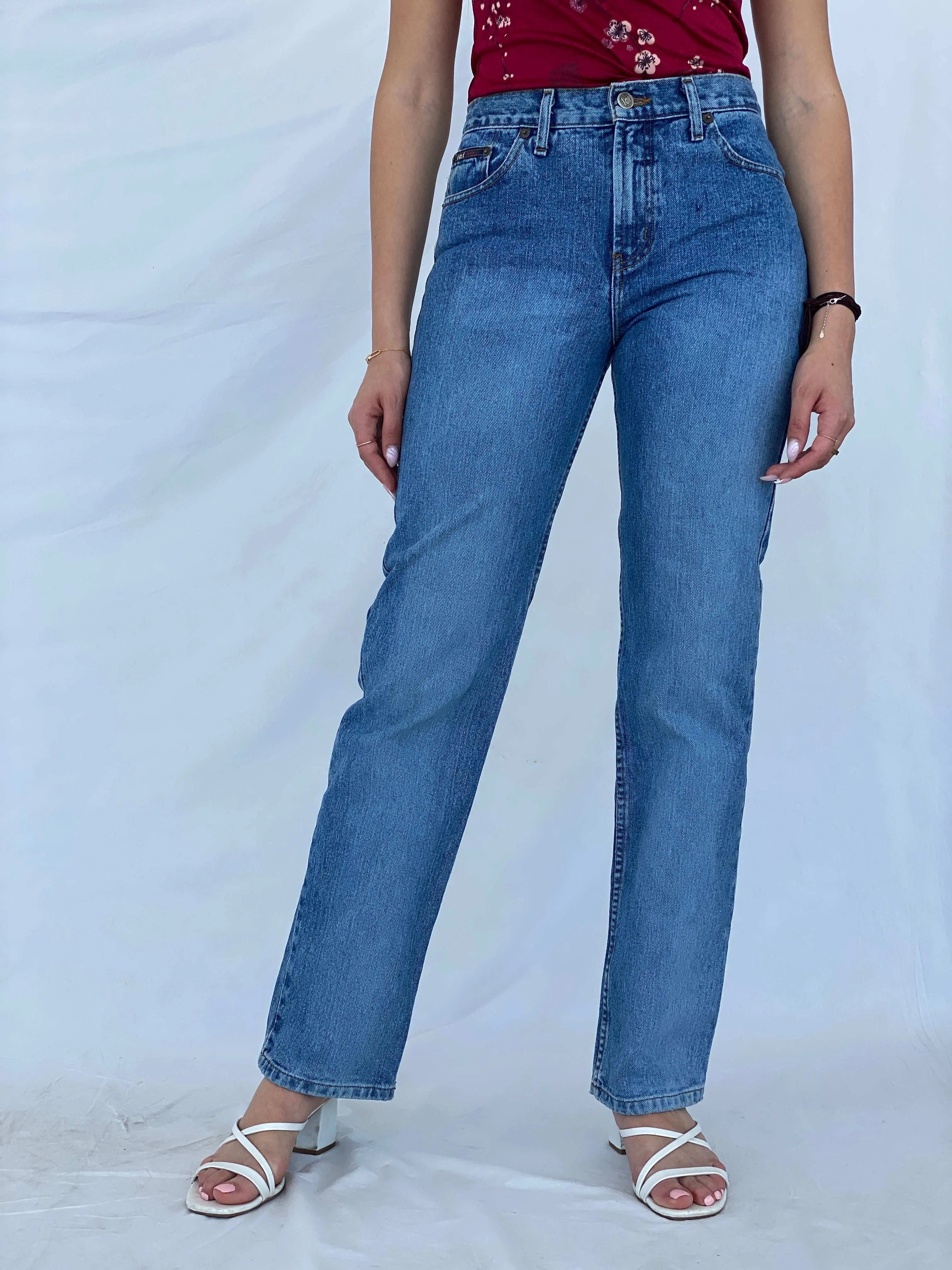 Vintage l.e.i Life.Energy.Intelligence Straight Cut Jeans - Size 38EUR - Balagan Vintage Jeans high waisted jeans, jeans, Juana, levis jeans