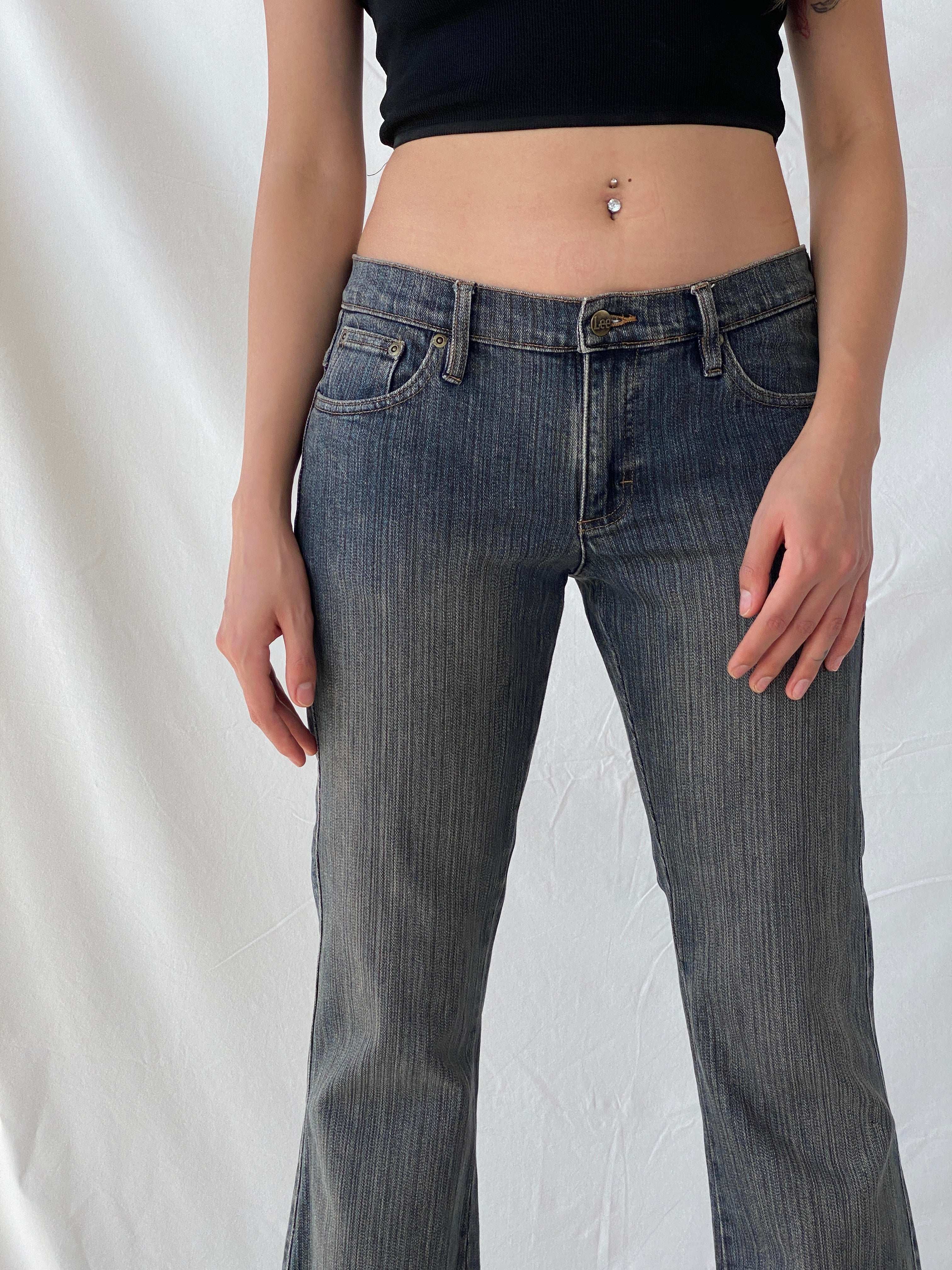 Vintage Low Waisted Lee Flare Jeans - Balagan Vintage Jeans 00s, 90s, Deals, flare jeans, jeans, Mira, vintage jeans