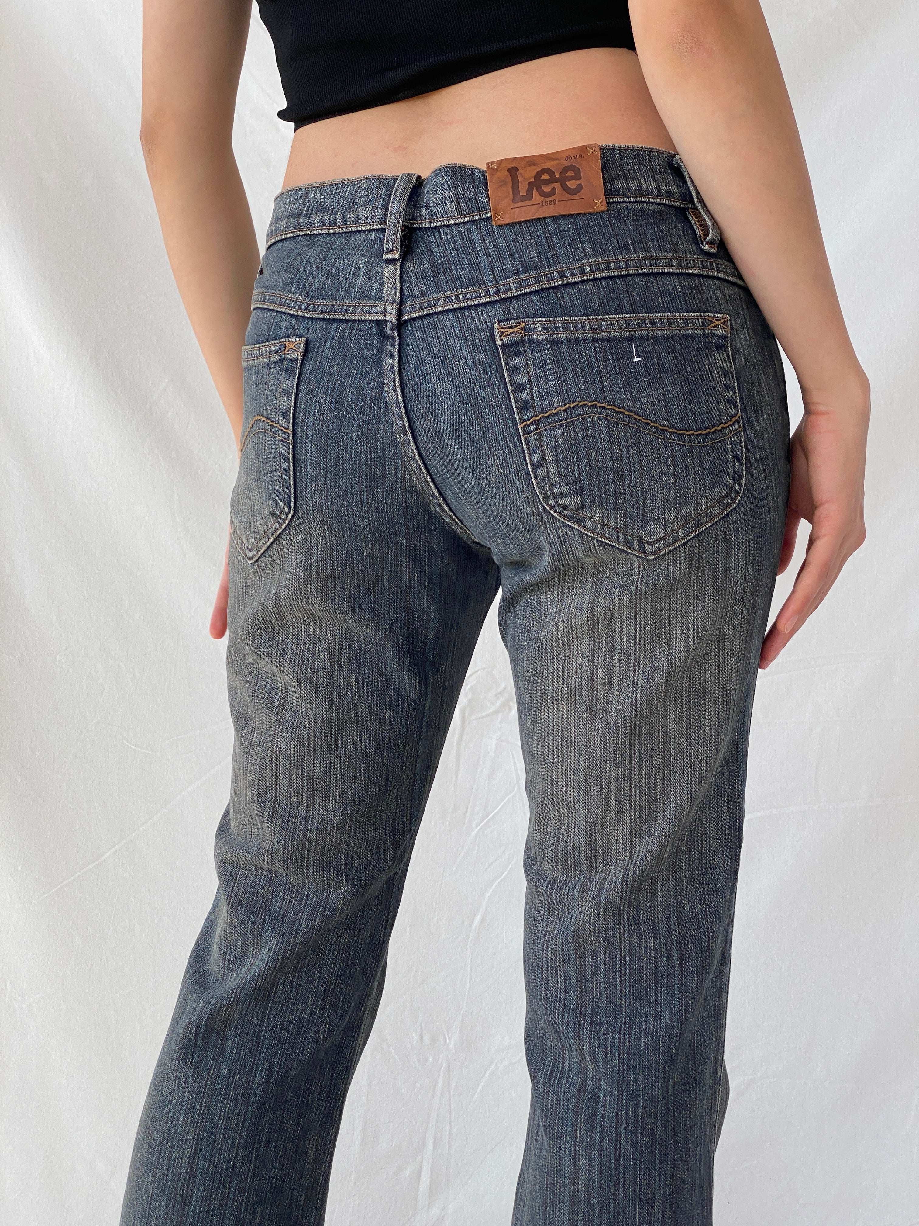 Vintage Low Waisted Lee Flare Jeans - Balagan Vintage Jeans 00s, 90s, flare jeans, jeans, Mira, vintage jeans