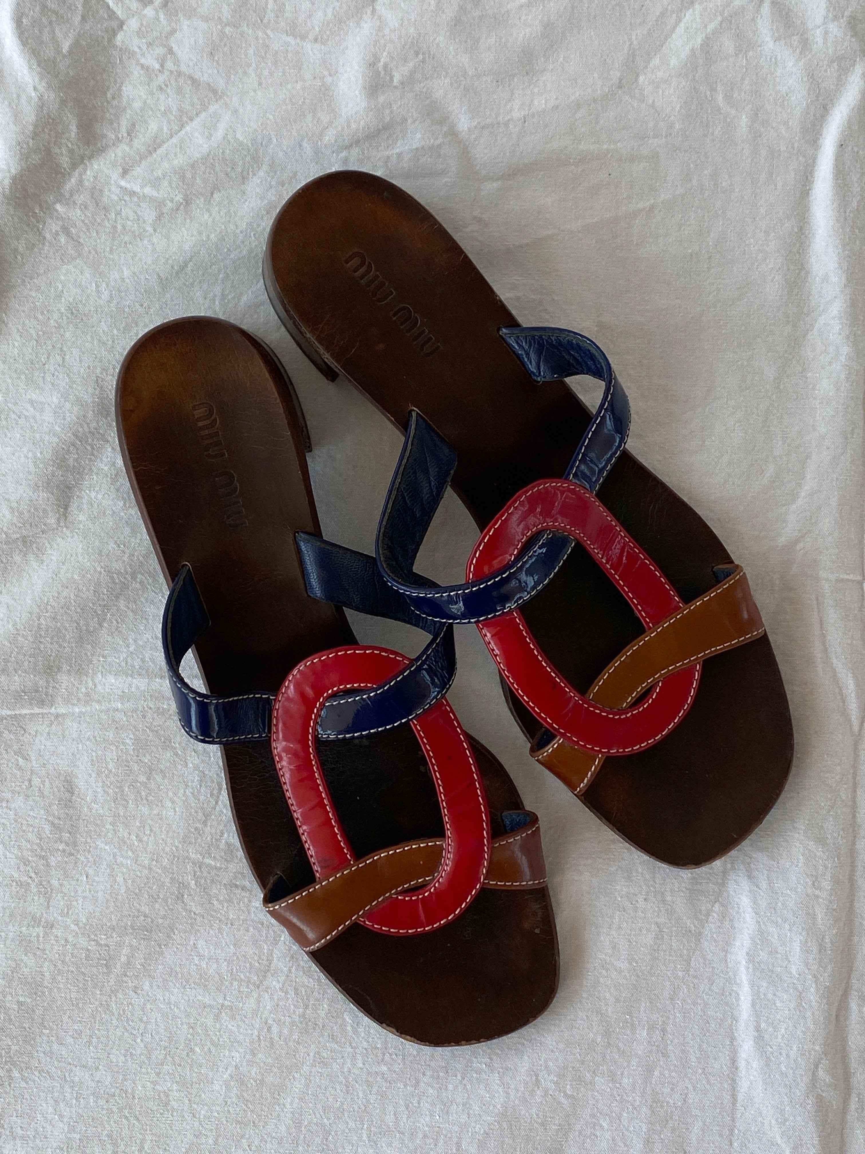 Vintage Miu Miu Sandals - Balagan Vintage Heels 00s, 90s