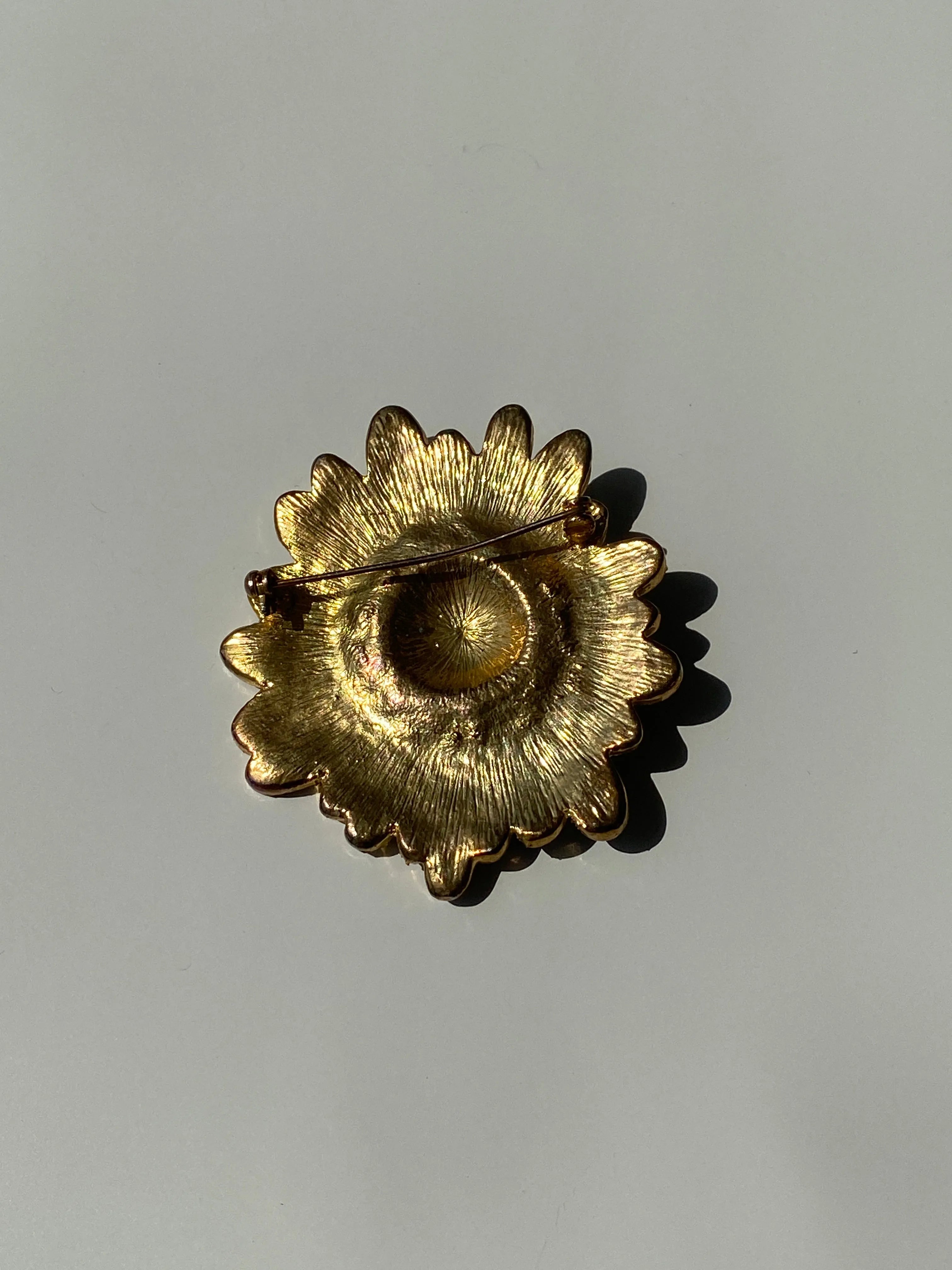 Vintage Monet Green Floral Enamel And Rhinestone Pin Brooch - Balagan Vintage Brooch 00s, Brooch, NEW IN