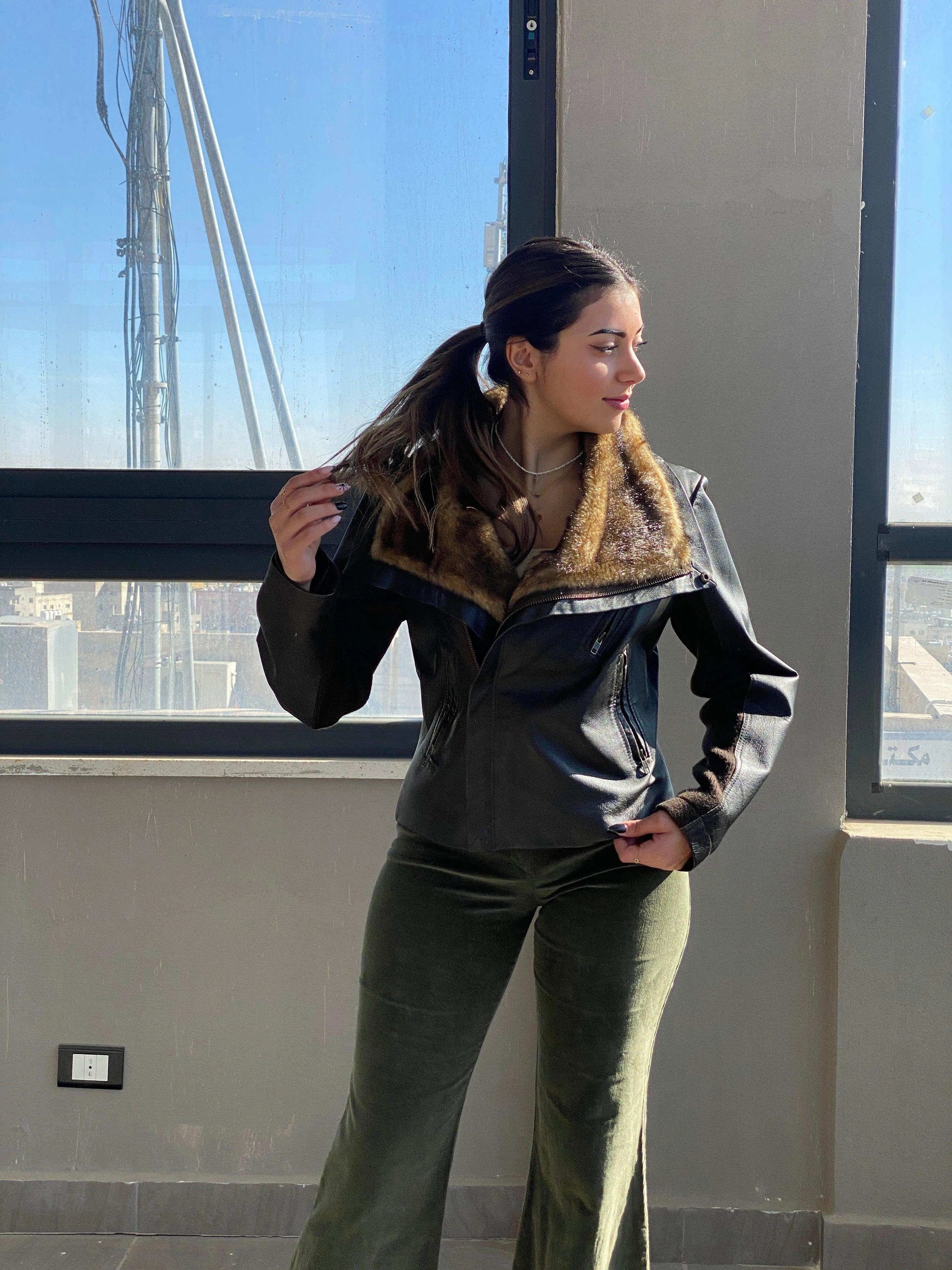 Vintage Morgan De Toi Fur-Lined Nappa Leather Jacket - Balagan Vintage Leather Jacket 00s, 90s, brown leather, consignment, genuine leather, genuine leather jacket, Juana