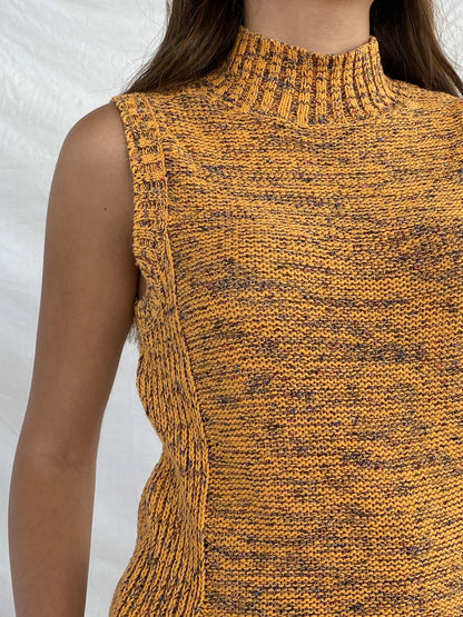Vintage Nine West Knitted Turtleneck Top - Balagan Vintage Sleeveless Top Deals, Juana, knit, knitted, Nine West, sleeveless top