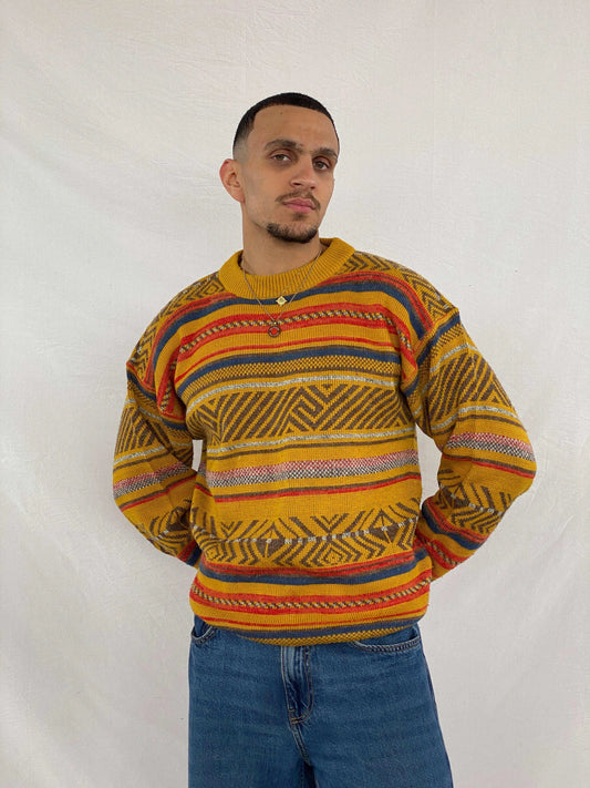 Vintage Now Knitted Sweater - Balagan Vintage Sweater 90s, Abdullah, knitted sweater, sweater