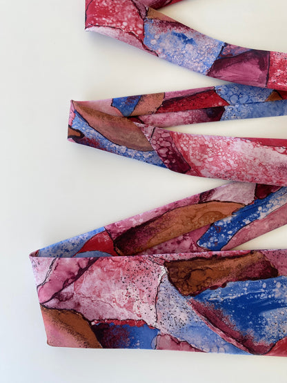 Vintage Paco Rabanne Paris Abstract Painting Printed Men’s Neck Tie - Balagan Vintage Ties formal, graphic ties, men, printed ties, rare find, rare vintage, tie, vintage, vintage ties
