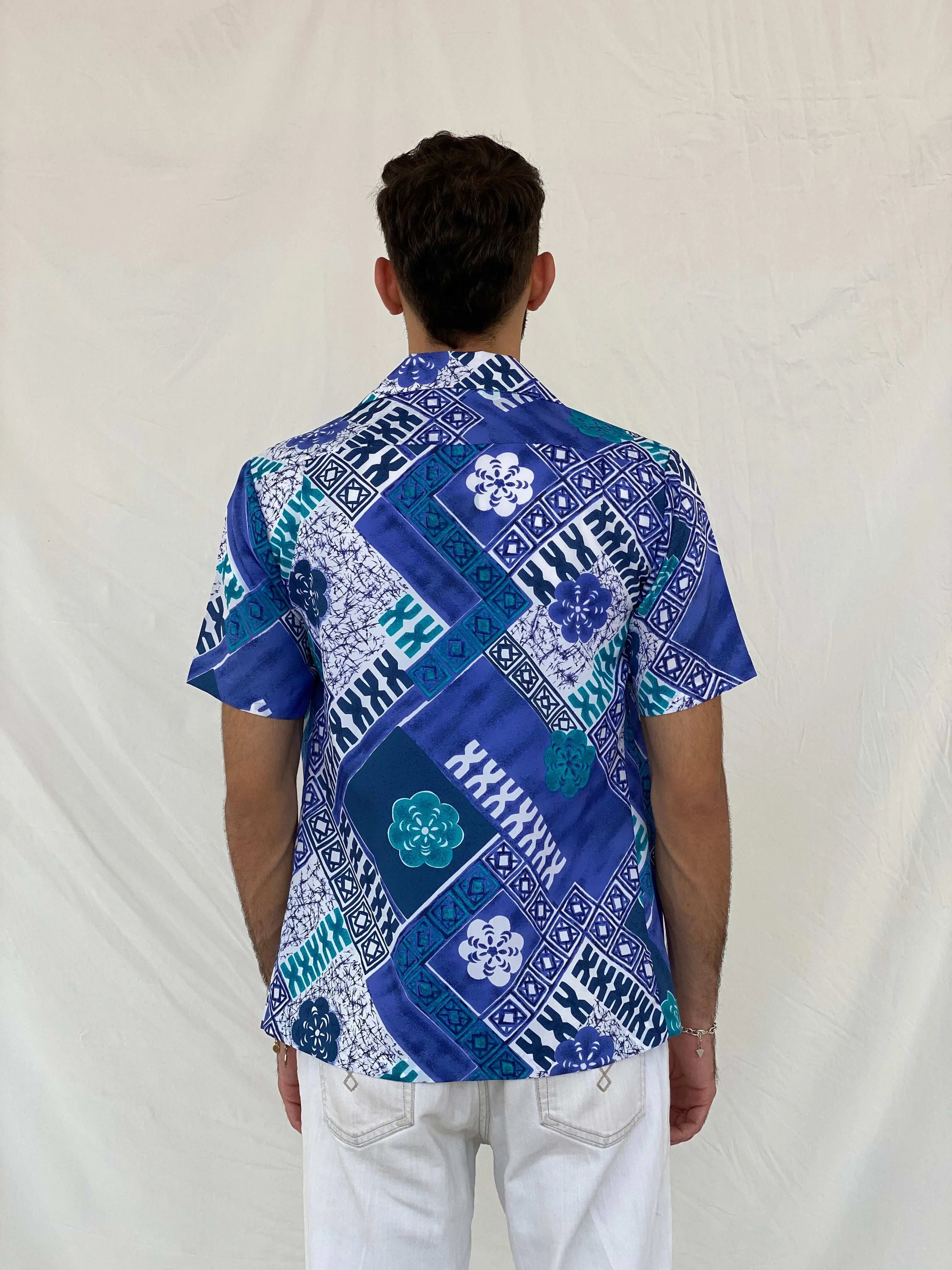 Vintage Pomare Hawaii Printed Summery Shirt Size S - Balagan Vintage Half Sleeve Shirt 00s, 90s, Awsam, half sleeve shirt, printed shirt