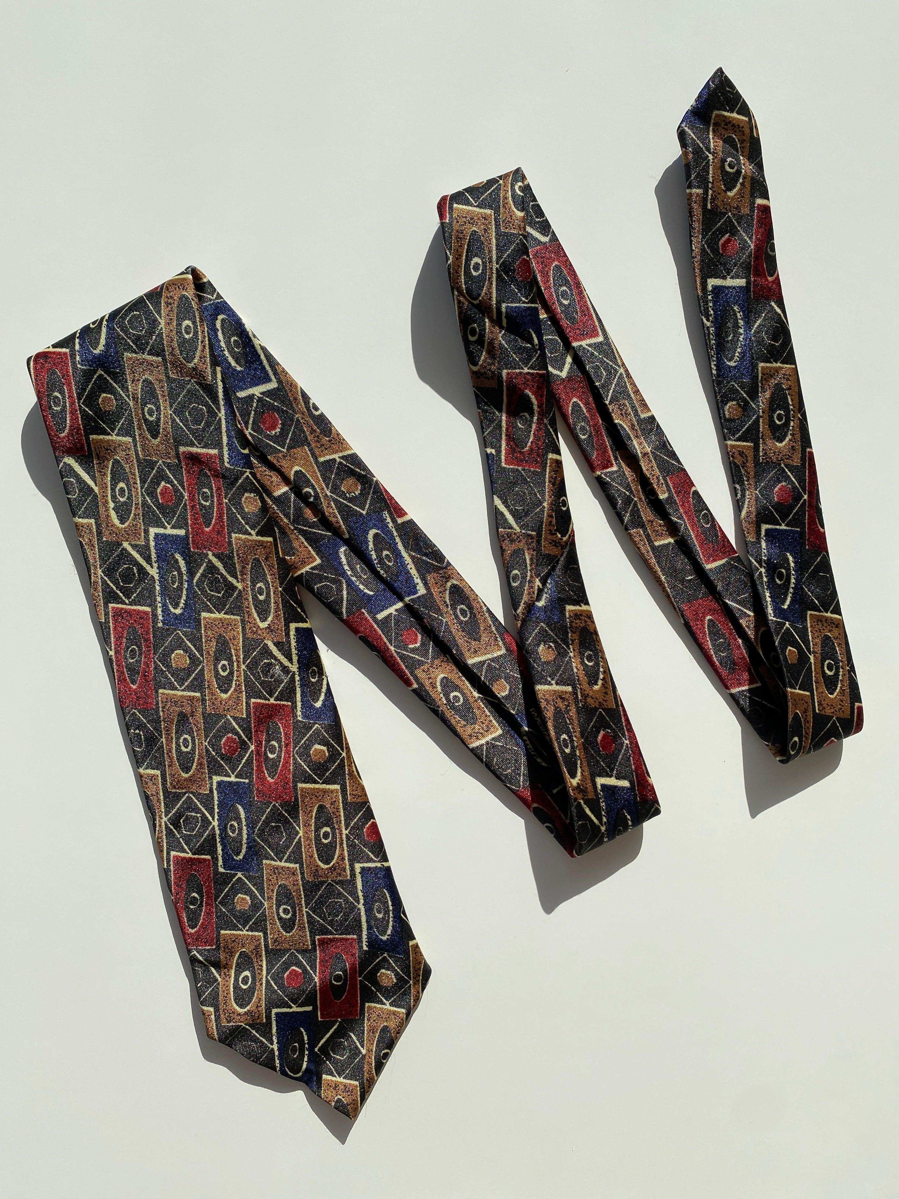 Vintage Printed Tie - Balagan Vintage Ties 80s, 90s, graphic ties, printed ties, tie, vintage tie, vintage ties