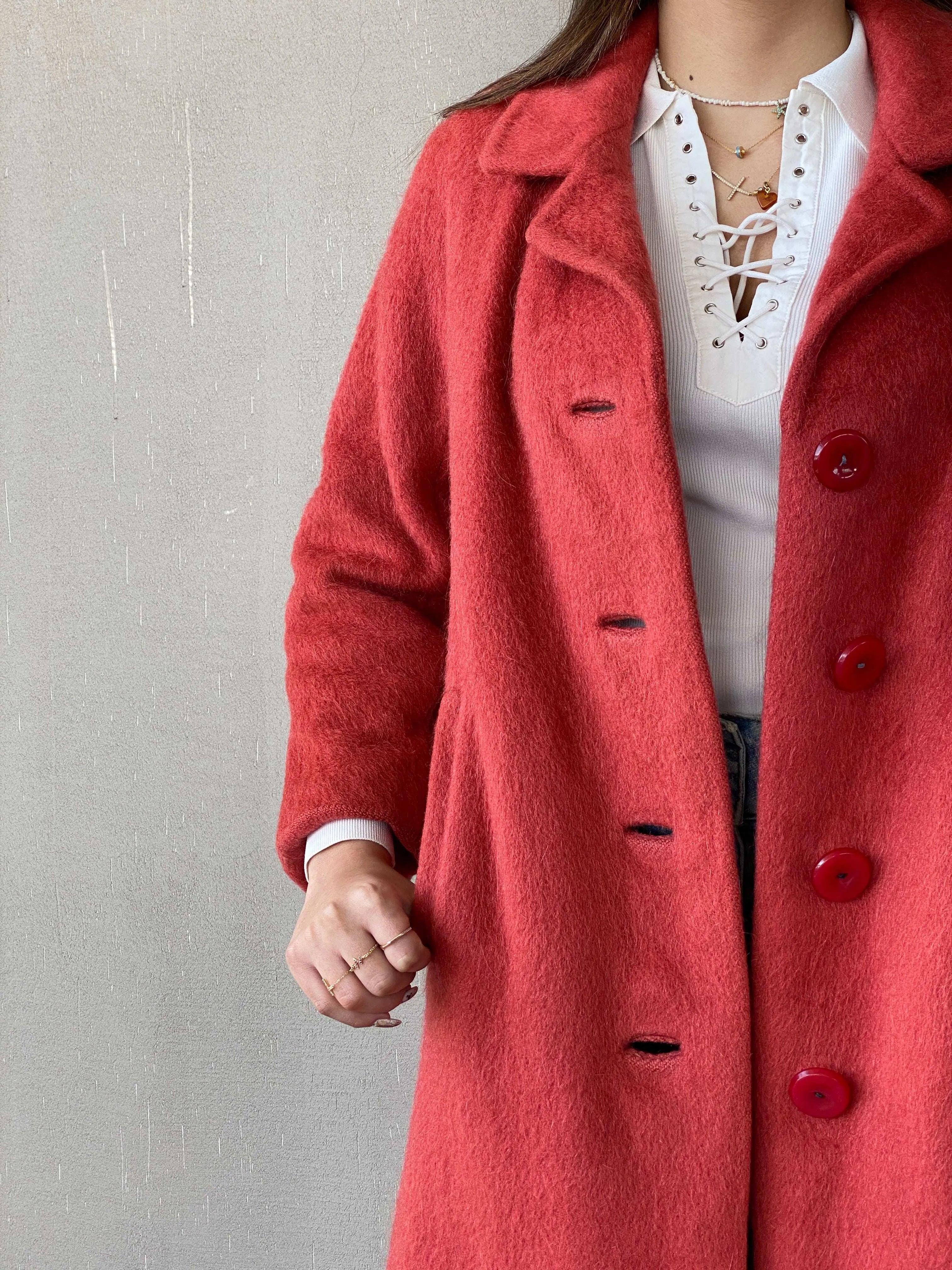 Vintage Prostejov National Company Wool Coat - Balagan Vintage Coat 90s, coat, Deals, Juana