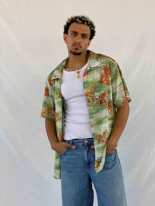 Vintage Quiksilver Shirt - Balagan Vintage Half Sleeve Shirt 00s, 90s, Abdullah, half sleeve shirt, mesh