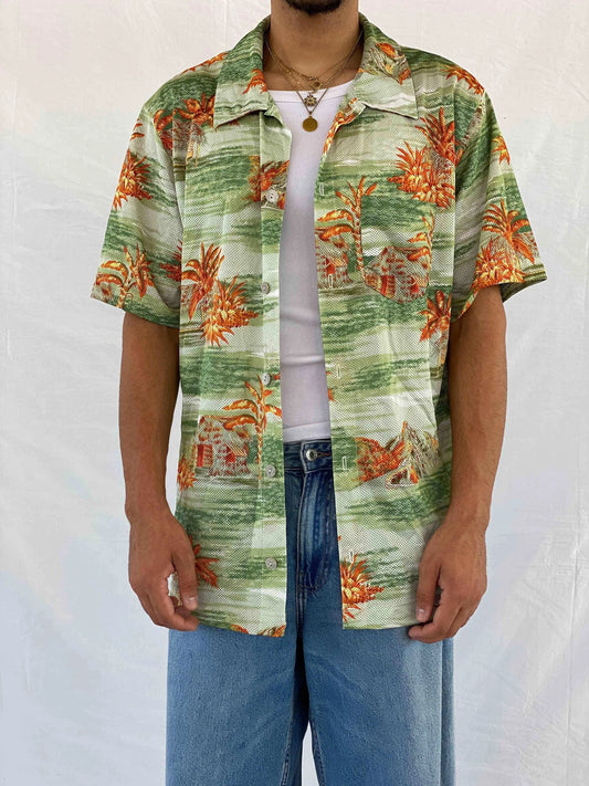 Vintage Quiksilver Shirt - Balagan Vintage Half Sleeve Shirt 00s, 90s, Abdullah, half sleeve shirt, mesh