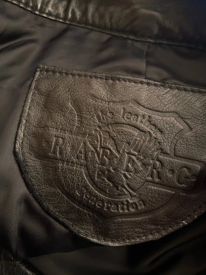 Vintage Raberg The Leather Generation Black Genuine Leather Bikers Pants - M - Balagan Vintage Pants Ayah, genuine leather, leather, pants, women pants
