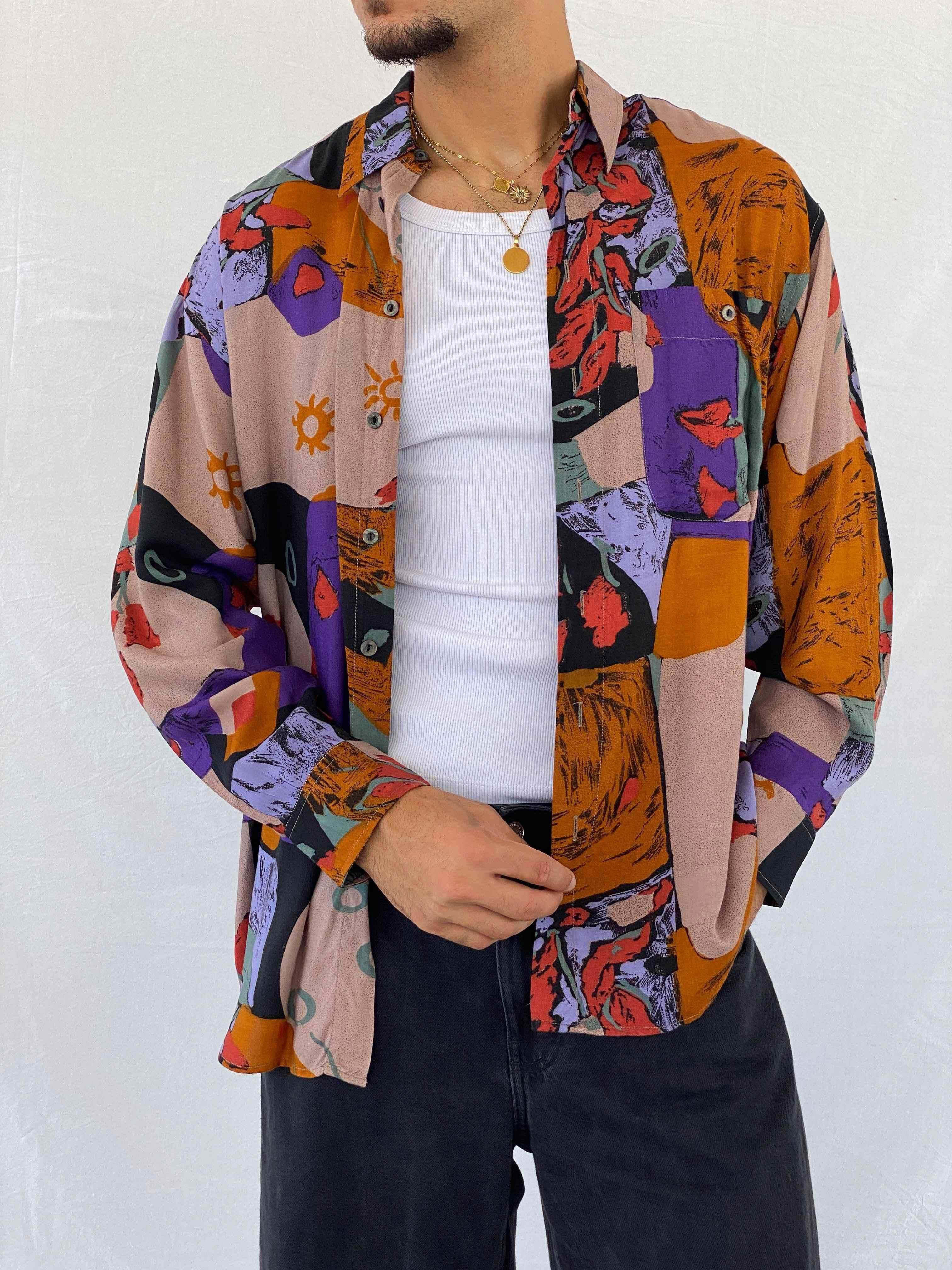 Vintage Shirt Company Printed Shirt - Balagan Vintage Full Sleeve Shirt 00s, 90s, Abdullah, full sleeve shirt, men