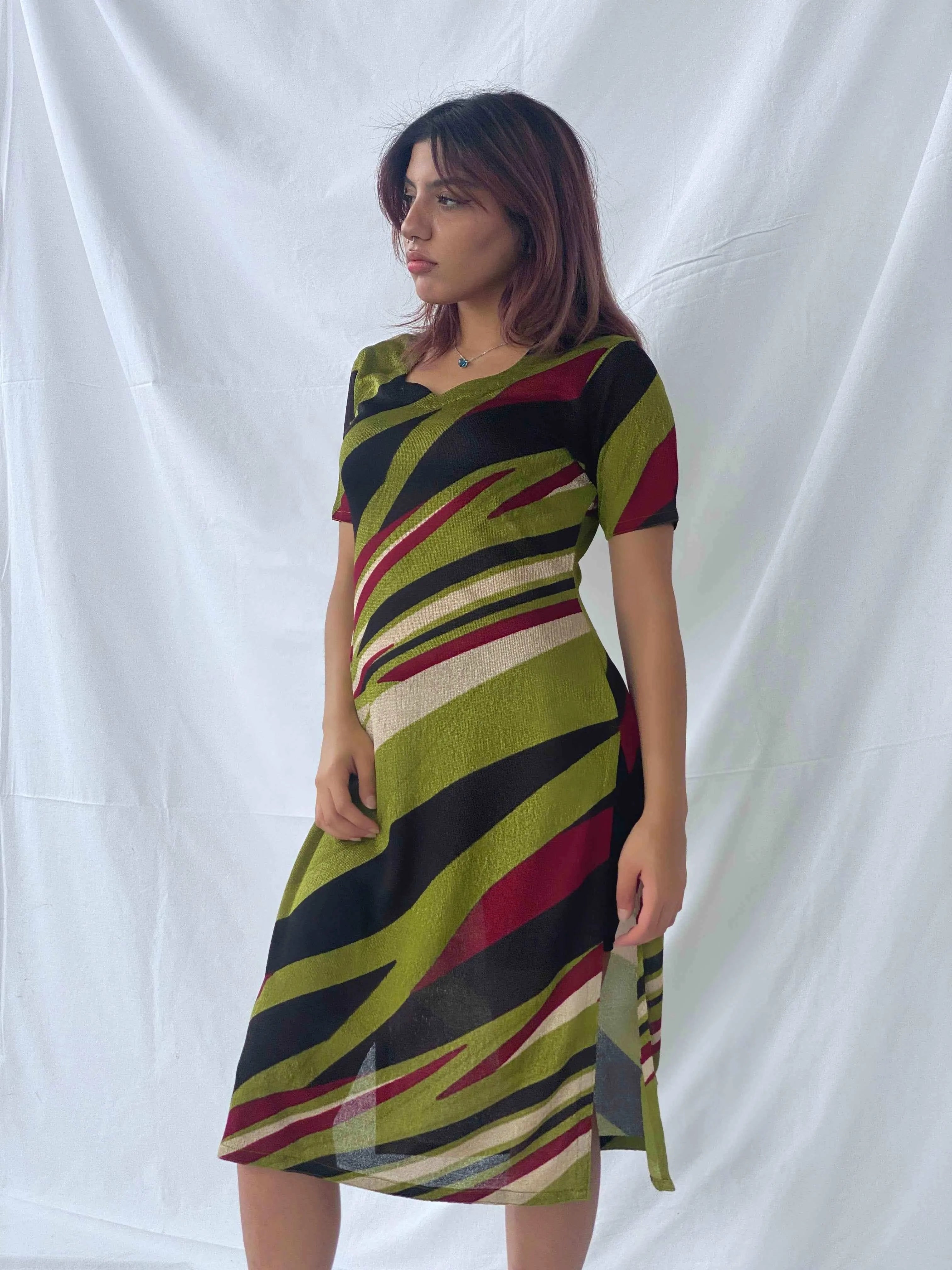 Vintage Shirt Dress - Balagan Vintage Midi Dress 00s, 90s, Deals, dress