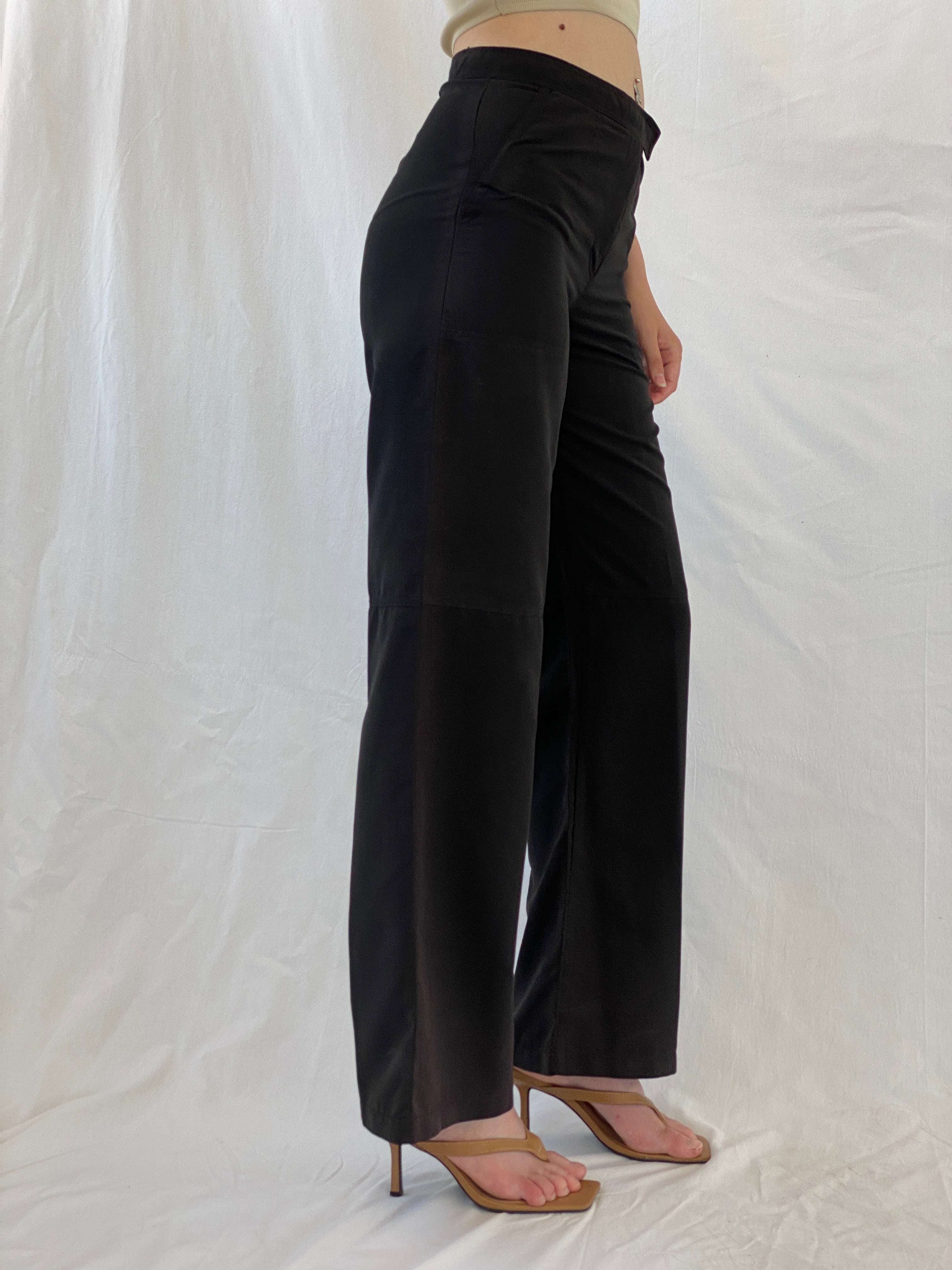 Vintage Sportswear Women’s Black Pants - S - Balagan Vintage Pants 80s, 90s, Ayah, NEW IN, pants, vintage pants, windbreaker