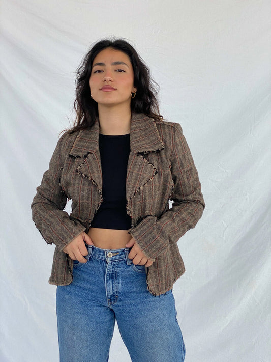 Vintage Striped Blazer - Size M - Balagan Vintage Blazer 00s, 90s, blazer, Lana, winter