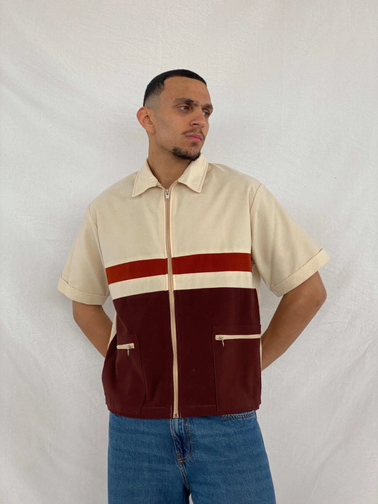 Vintage Surfboy LTD. Zip Up Top - Balagan Vintage Shirts & Tops 90s, Abdullah, men top, Top