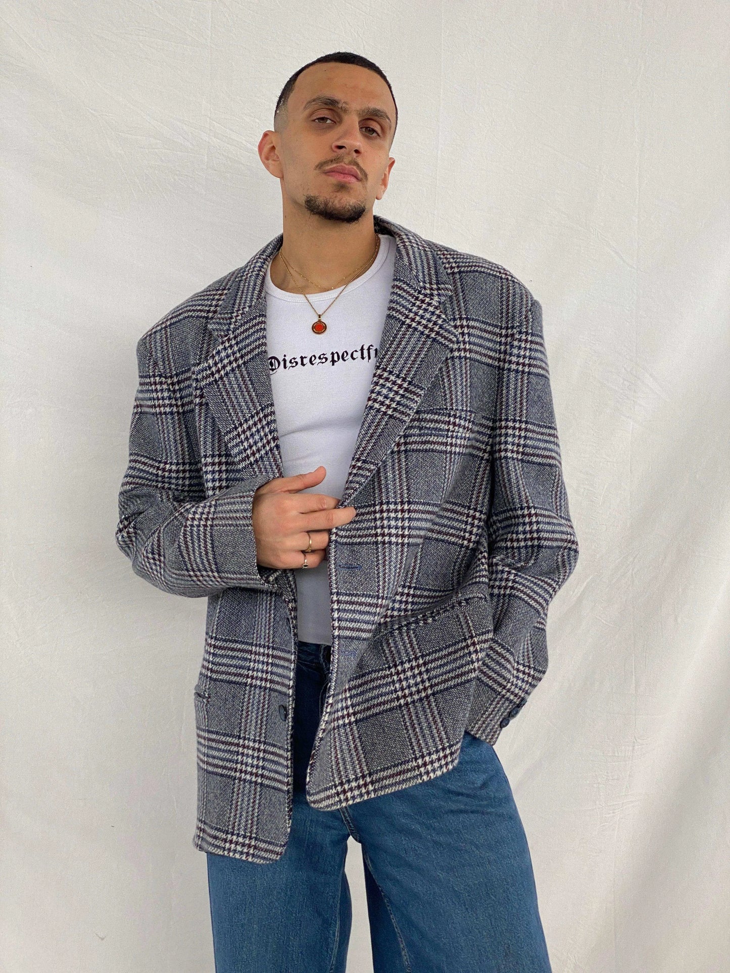 Vintage Together! Oversized Plaid Blazer - Balagan Vintage Blazer 90s, Abdullah, blazer