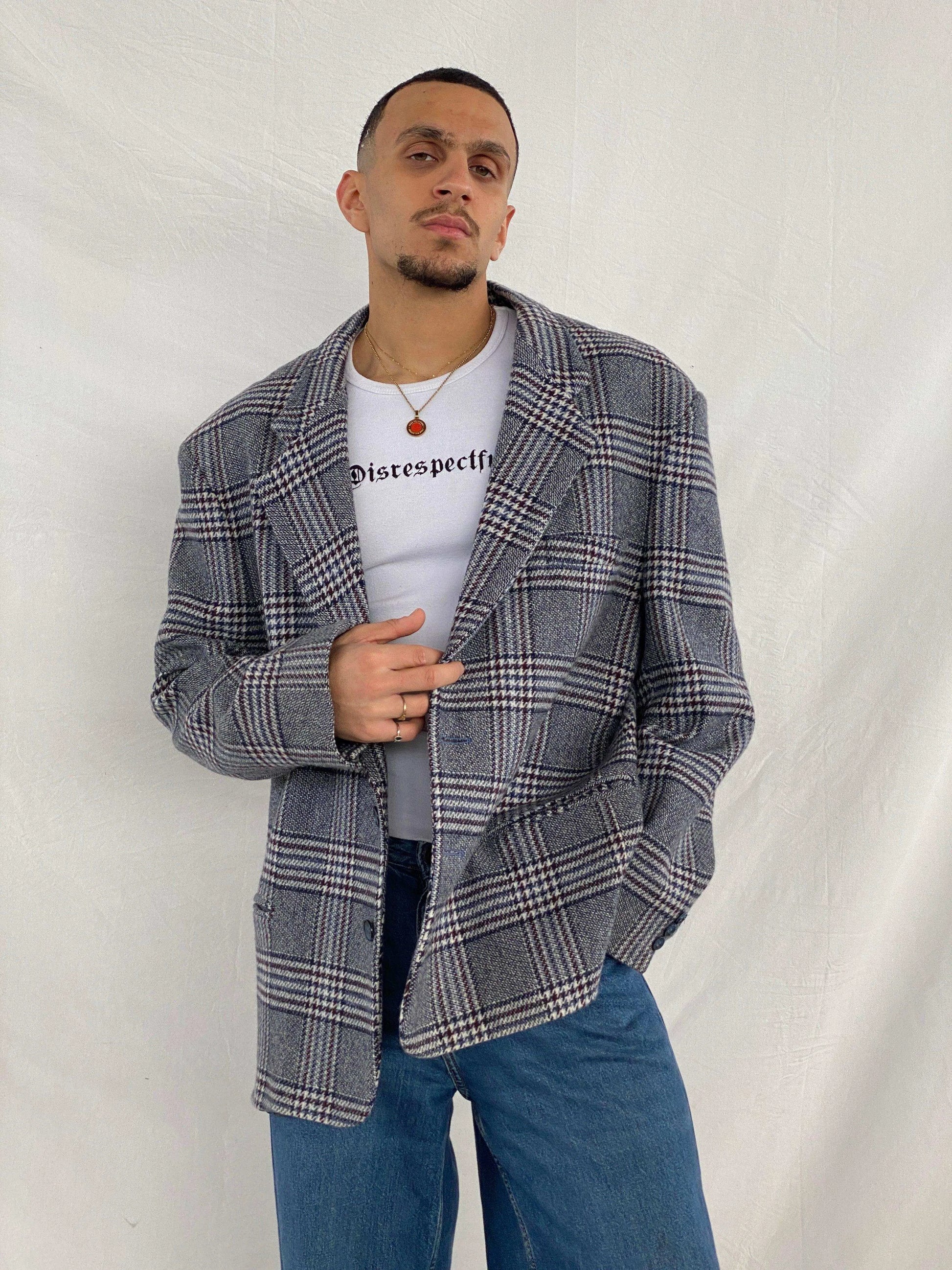 Vintage Together! Oversized Plaid Blazer - Balagan Vintage Blazer 90s, Abdullah, blazer