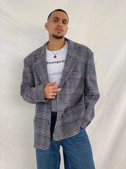 Vintage Together! Oversized Plaid Blazer - Balagan Vintage Blazer 90s, Abdullah, blazer