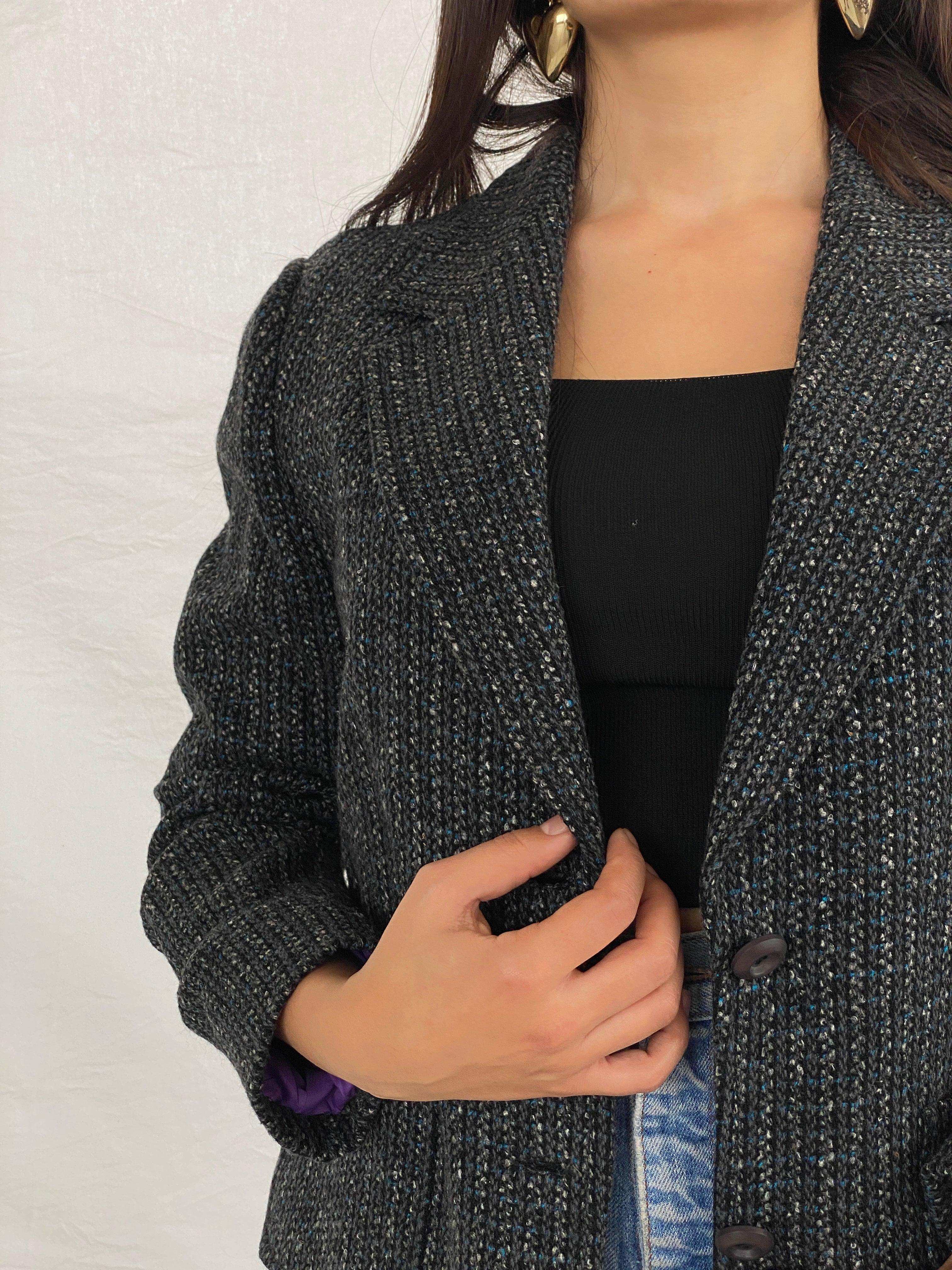 Vintage Tweed Blazer - Balagan Vintage Blazer 90s, Aseel, blazer