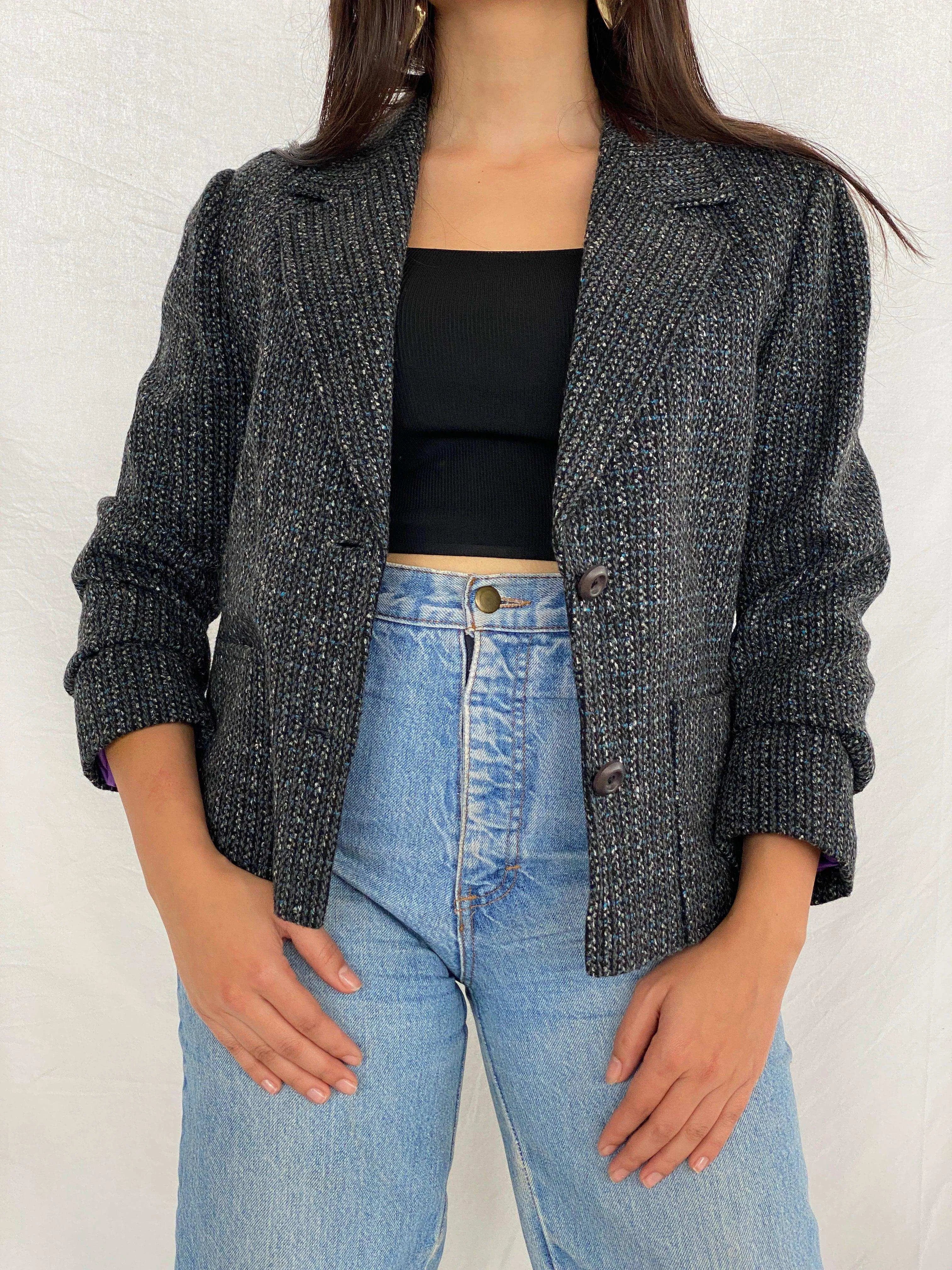 Vintage Tweed Blazer - Balagan Vintage Blazer 90s, Aseel, blazer, Coats&Jackets, Women's Blazers