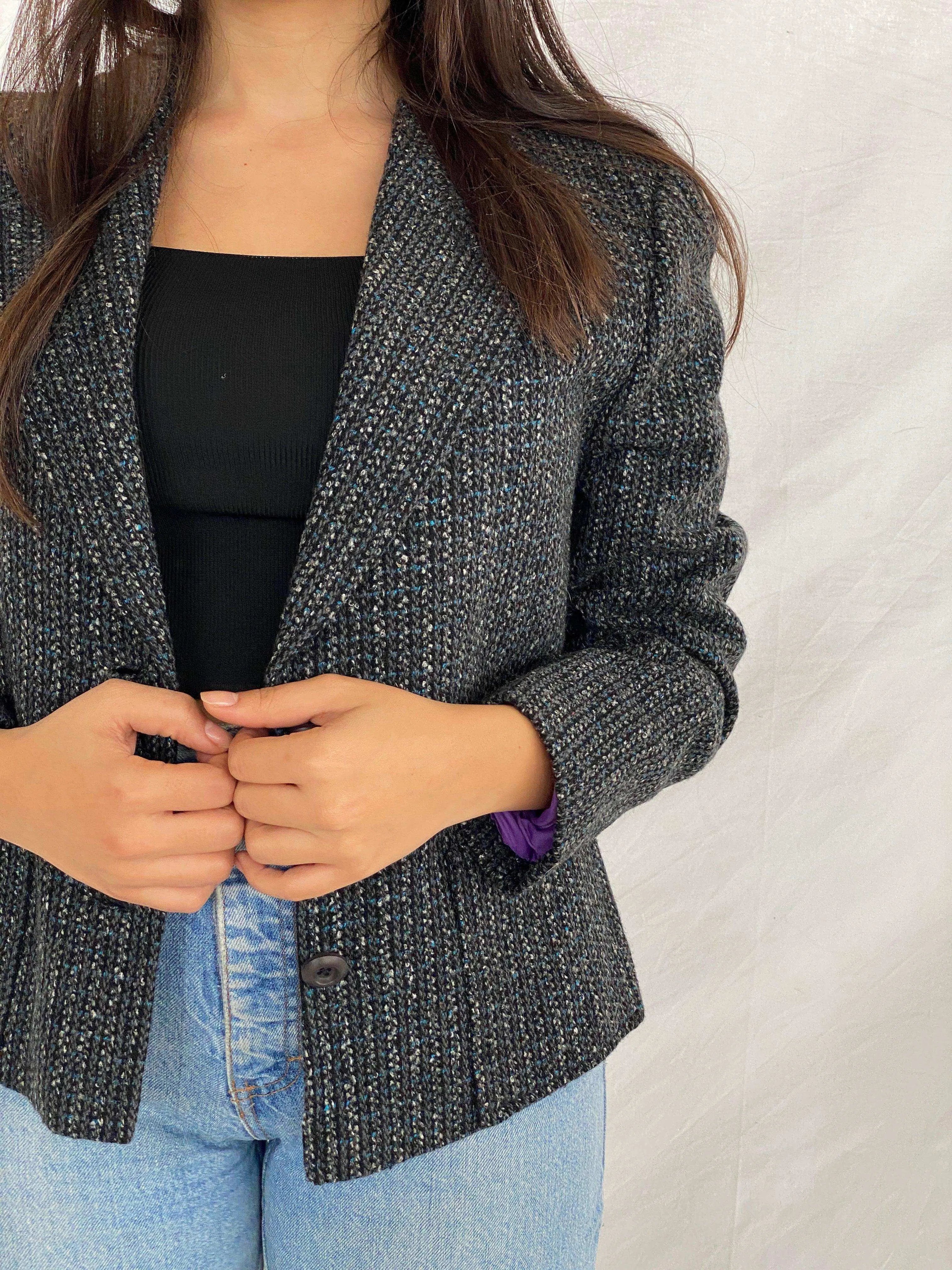 Vintage Tweed Blazer - Balagan Vintage Blazer 90s, Aseel, blazer, Coats&Jackets, Women's Blazers