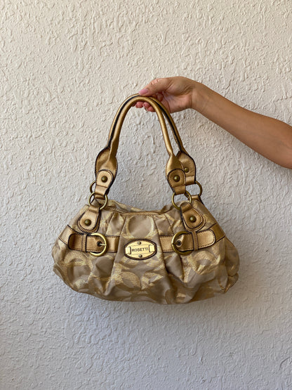 Vintage Y2K 00s Rosetti Gold Hobo Shoulder Bag - Balagan Vintage Shoulder Bag 00s, 90s, bag, NEW IN, shoulder bag, summer, Y2K