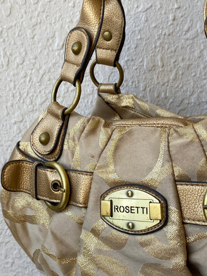 Vintage Y2K 00s Rosetti Gold Hobo Shoulder Bag - Balagan Vintage Shoulder Bag 00s, 90s, bag, NEW IN, shoulder bag, summer, Y2K