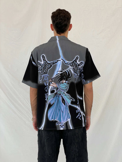 Vintage Y2K All Things Collection Anime Shirt Size M - Balagan Vintage Half Sleeve Shirt 00s, 90s, Anime, Awsam, half sleeve shirt, printed shirt
