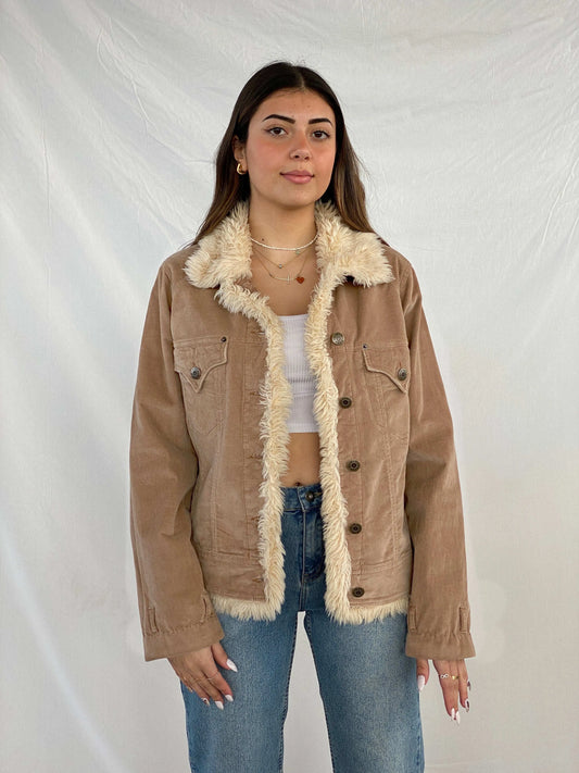 Vintage Y2K BB’s Closet Corduroy Jacket - Balagan Vintage Coat 00s, 90s, coat, corduroy, corduroy jacket, Juana