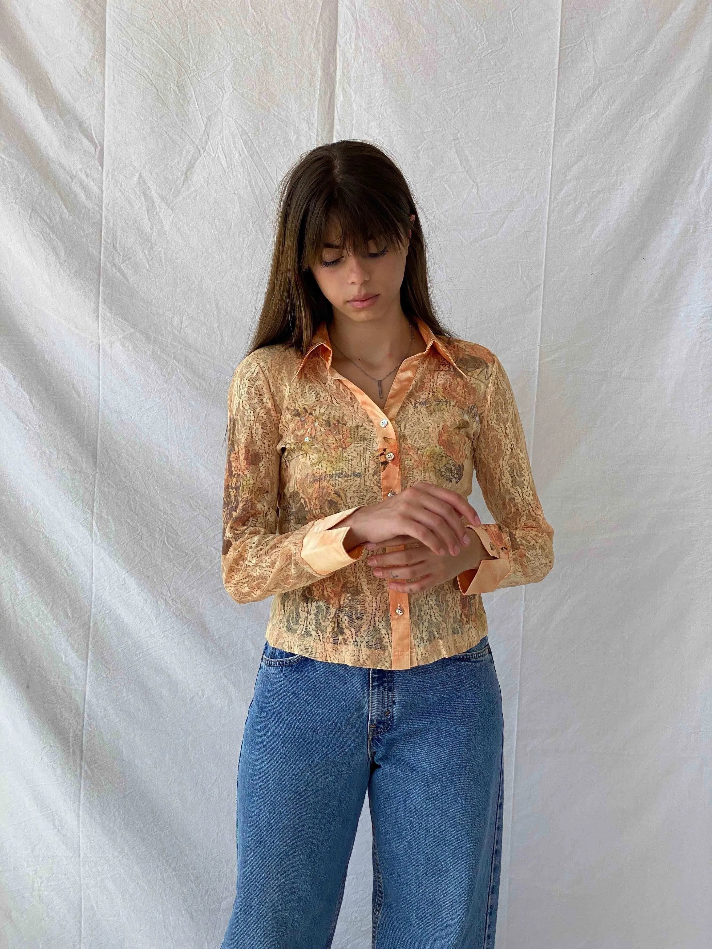 Vintage Y2K Biba Shirt - Balagan Vintage Full Sleeve Shirt 00s, 90s, full sleeve shirt, Mira