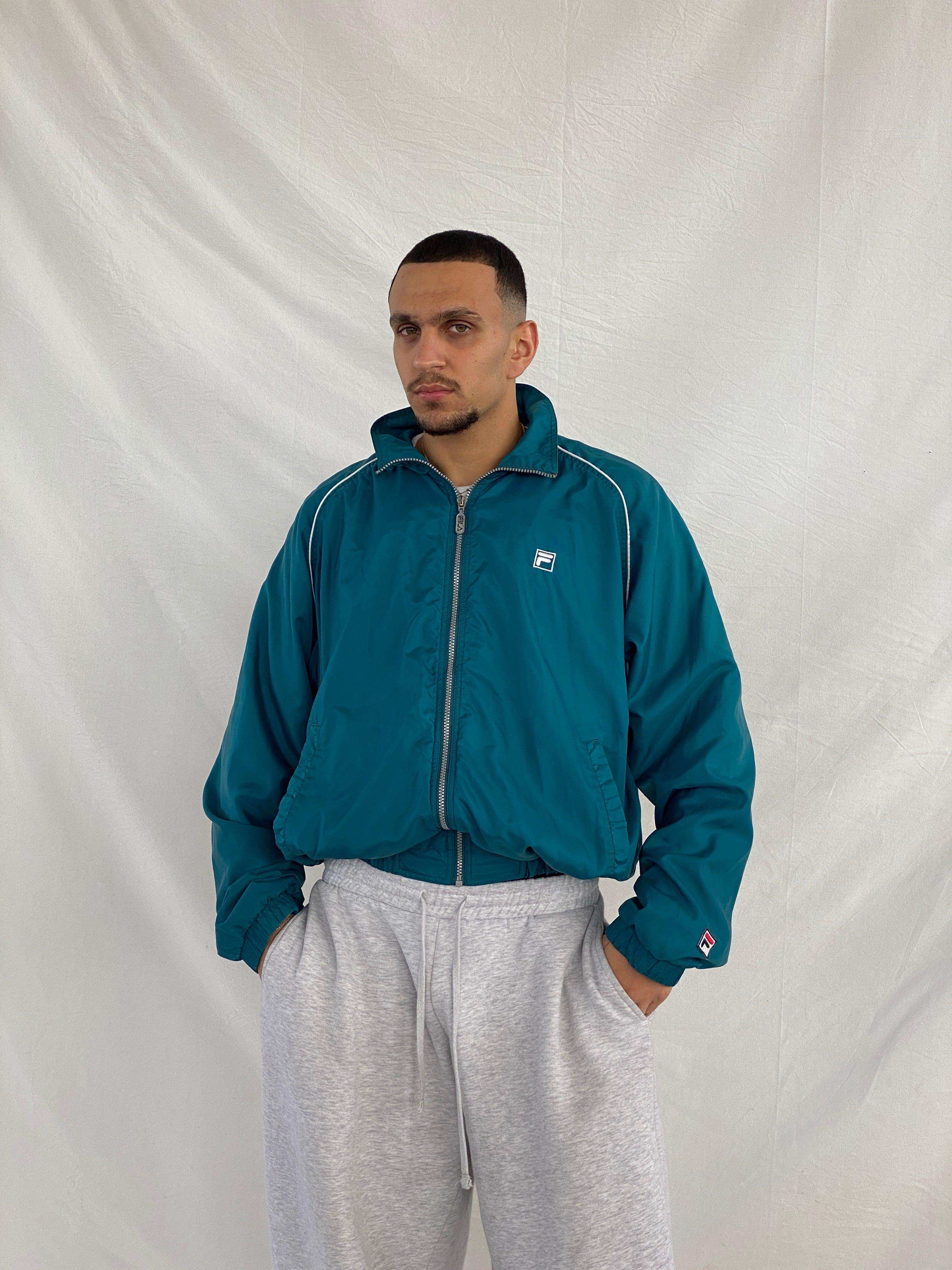 Vintage Y2K Fila Windbreaker Jacket - Balagan Vintage Windbreaker Jacket 00s, 90s, Abdullah, windbreaker, windbreaker jacket