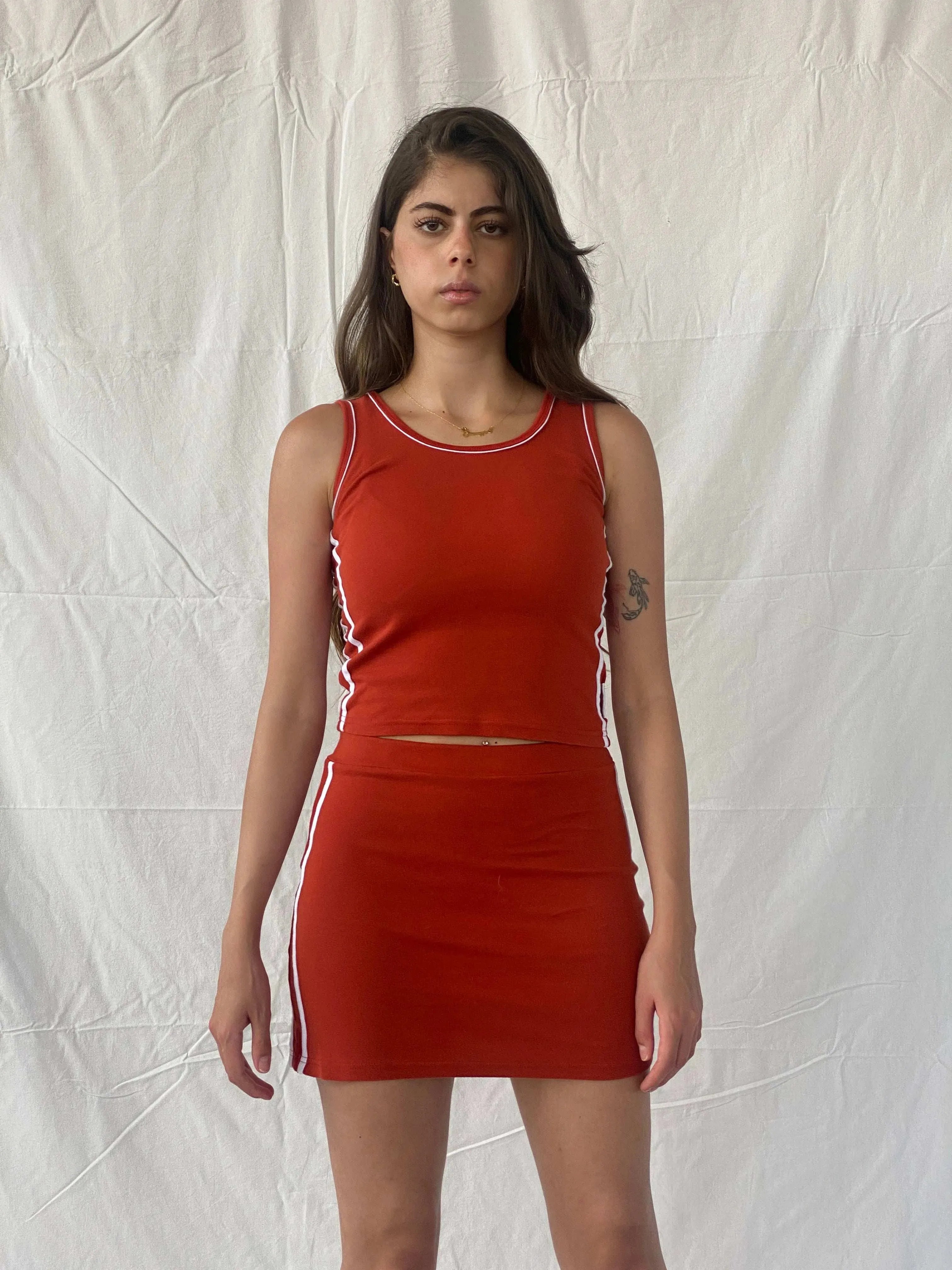 Vintage Y2K Frenchtoss Cheerleader Sports Set - XS - Balagan Vintage Midi Dress 00s, 90s, dress, Mira