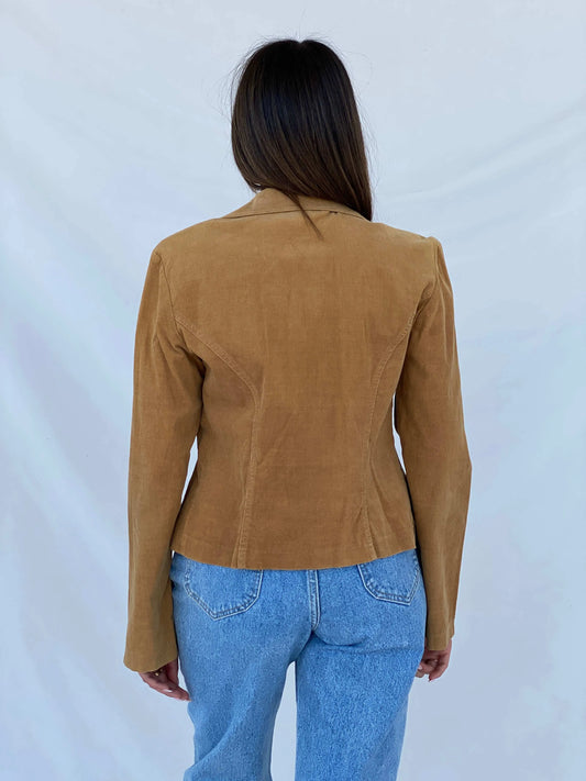Vintage Y2K La Belle Corduroy Blazer - Size M - Balagan Vintage Blazer 90s, corduroy, corduroy blazer, full sleeve blazer, Juana, winter