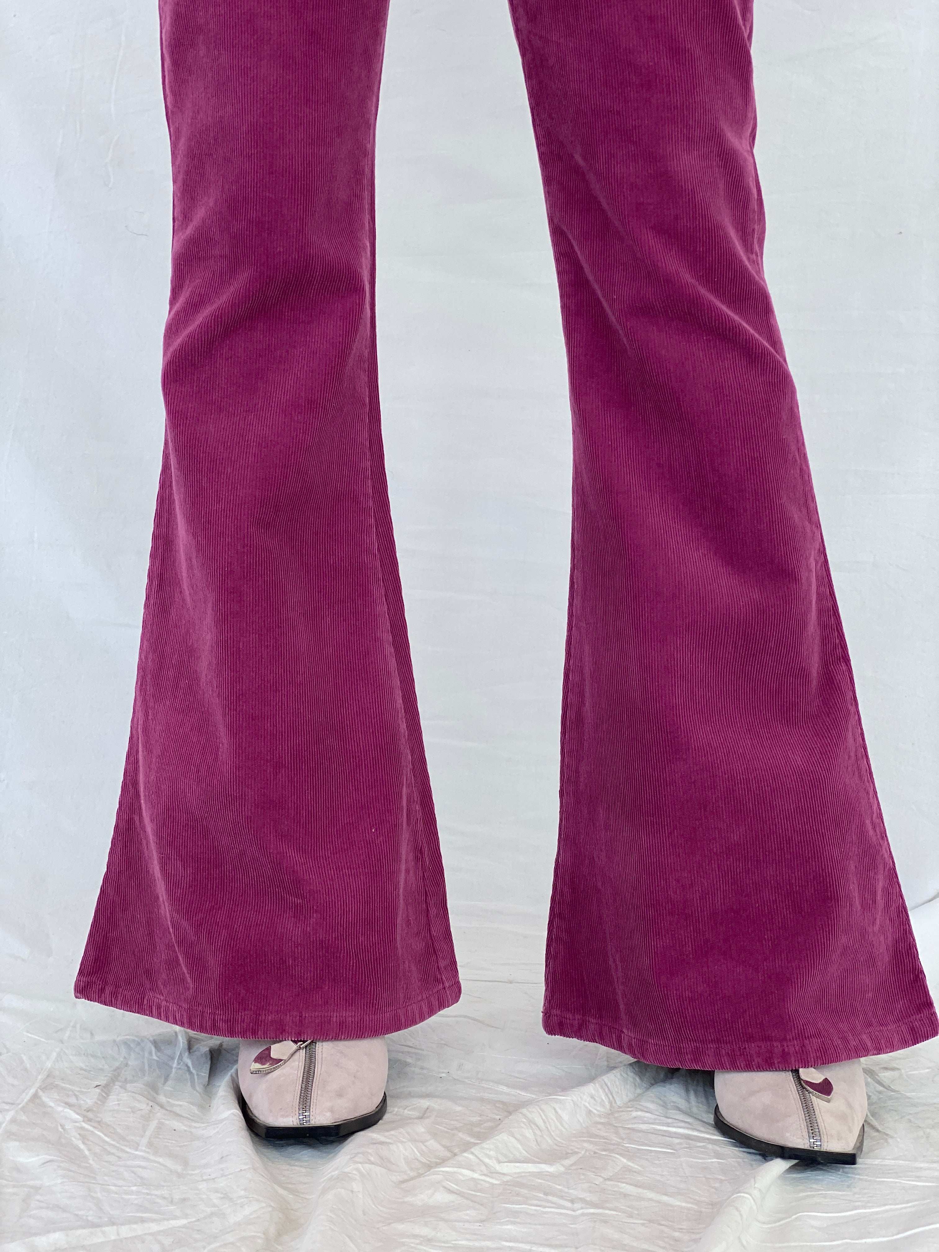 Vintage Y2K Lost Girl Flare Pants - Balagan Vintage 00s, corduroy pants, Mira