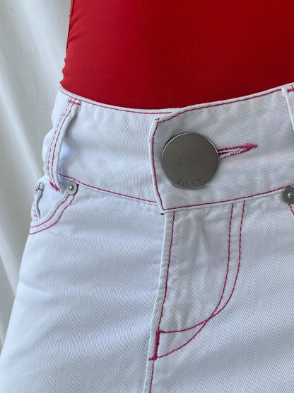 Vintage Y2K Miss Sixty Denim Skirt - L - Balagan Vintage Mini Skirt 00s, denim, Lana, mini skirt, summer
