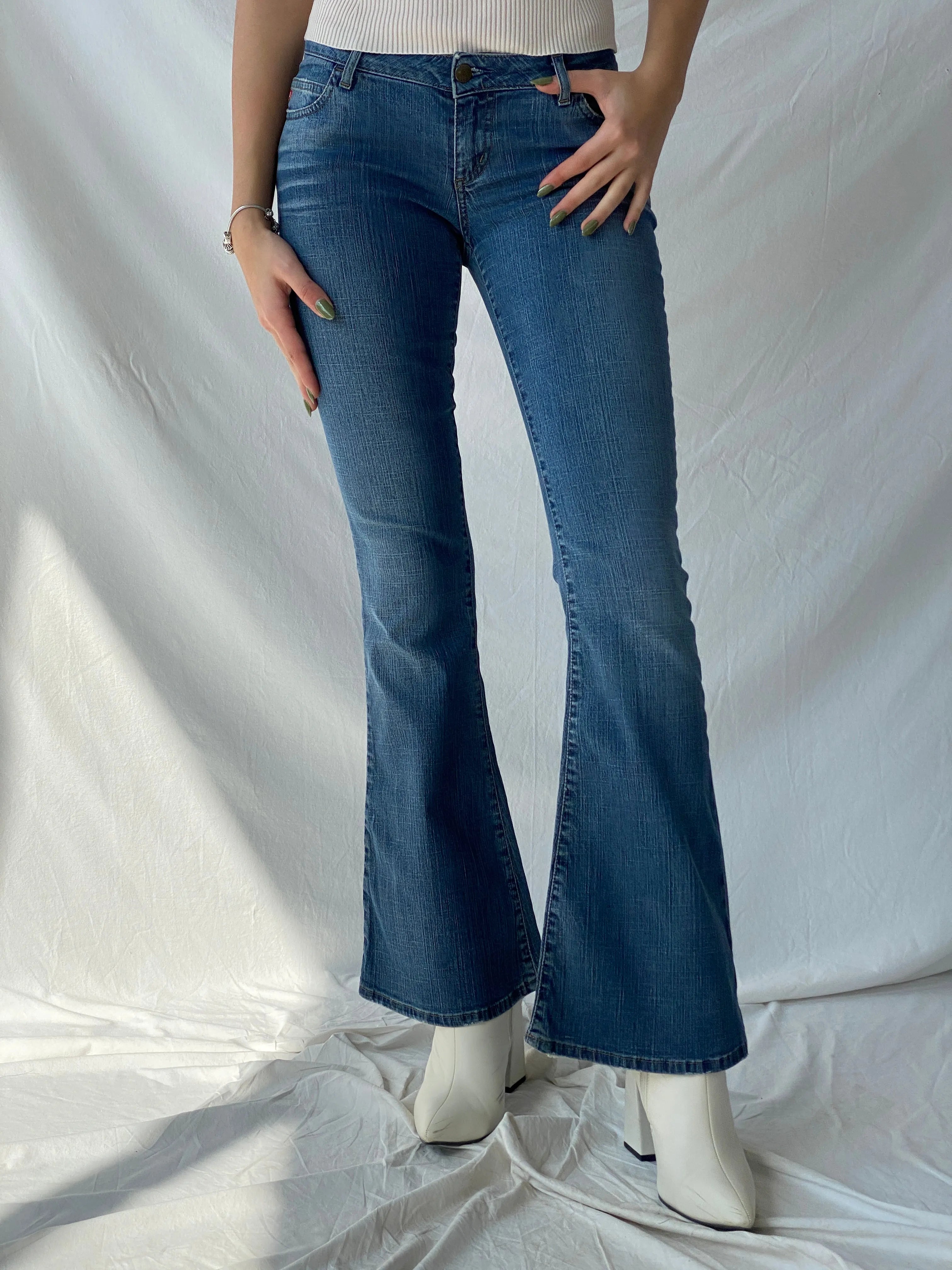 Vintage Y2K Miss Sixty Extra Low Tommy Flare Jeans - 36EUR - Balagan Vintage Jeans 00s, denim, jeans, Miss Sixty, Skinny Jeans, Syntia, winter