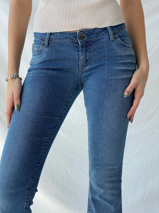 Vintage Y2K Miss Sixty Extra Low Tommy Flare Jeans - 36EUR - Balagan Vintage Jeans 00s, denim, jeans, Miss Sixty, Skinny Jeans, Syntia, winter