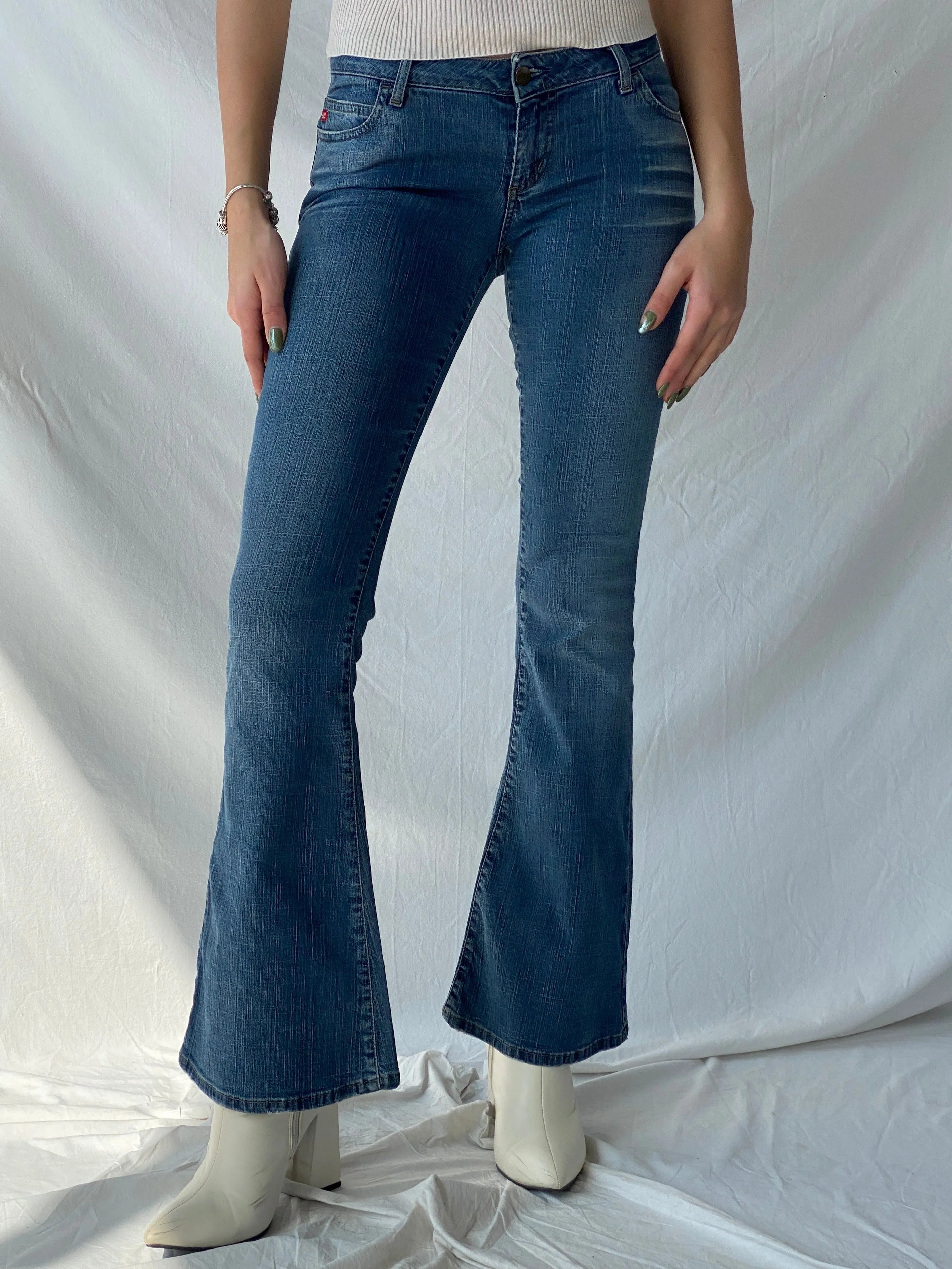 Vintage Y2K Miss Sixty Extra Low Tommy Flare Jeans - 36EUR - Balagan Vintage Jeans 00s, denim, jeans, Miss Sixty, Skinny Jeans, Syntia, winter