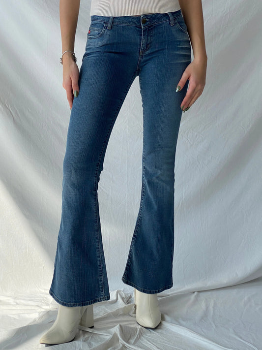 Vintage Y2K Miss Sixty Extra Low Tommy Flare Jeans - 36EUR - Balagan Vintage Jeans 00s, denim, jeans, Miss Sixty, Skinny Jeans, Syntia, winter