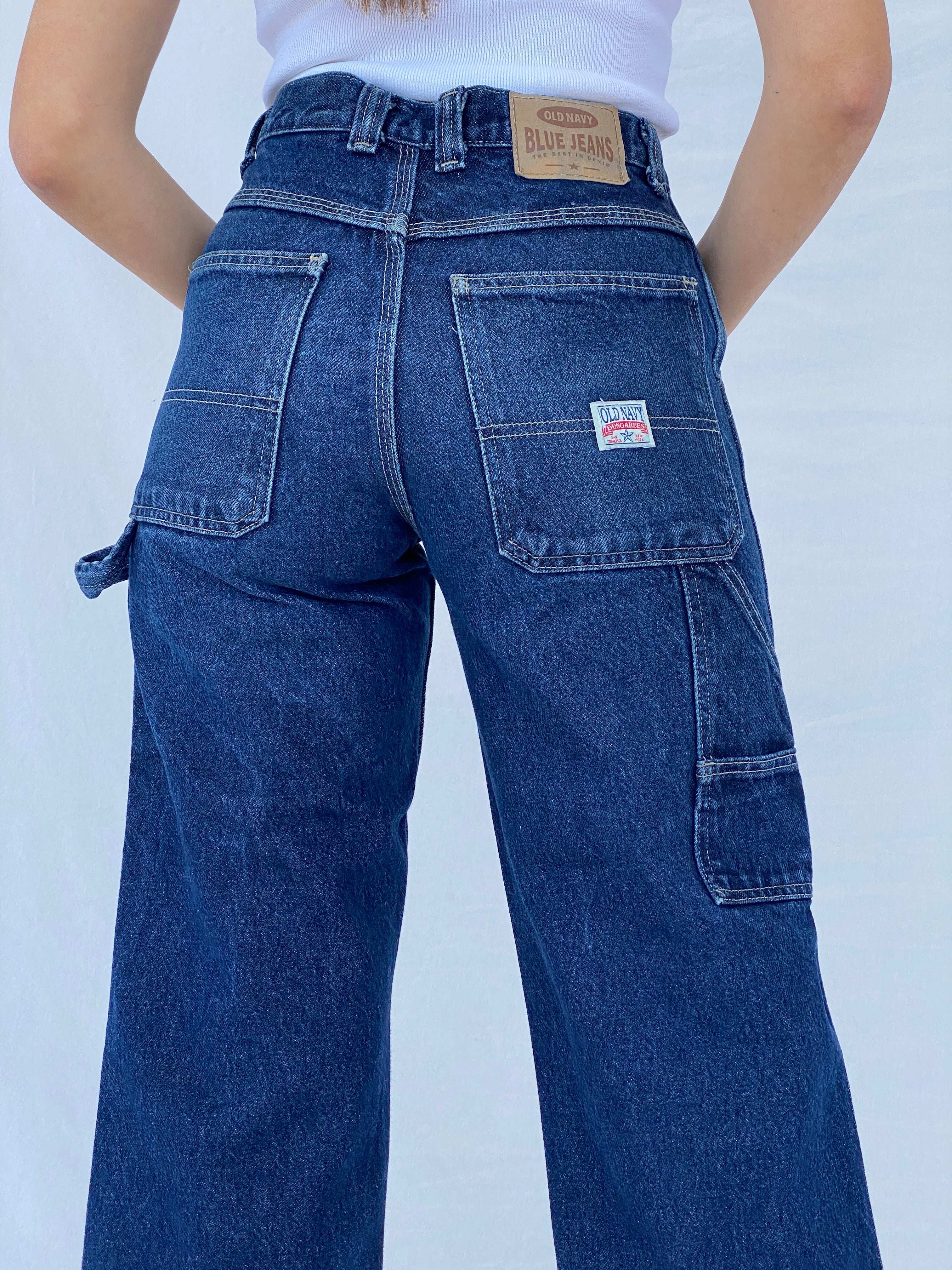 Vintage Y2K Old Navy Blue Jeans Hiphop Style Baggy Jeans - Balagan Vintage Jeans denim, high waisted jeans, jeans, Juana, levis jeans