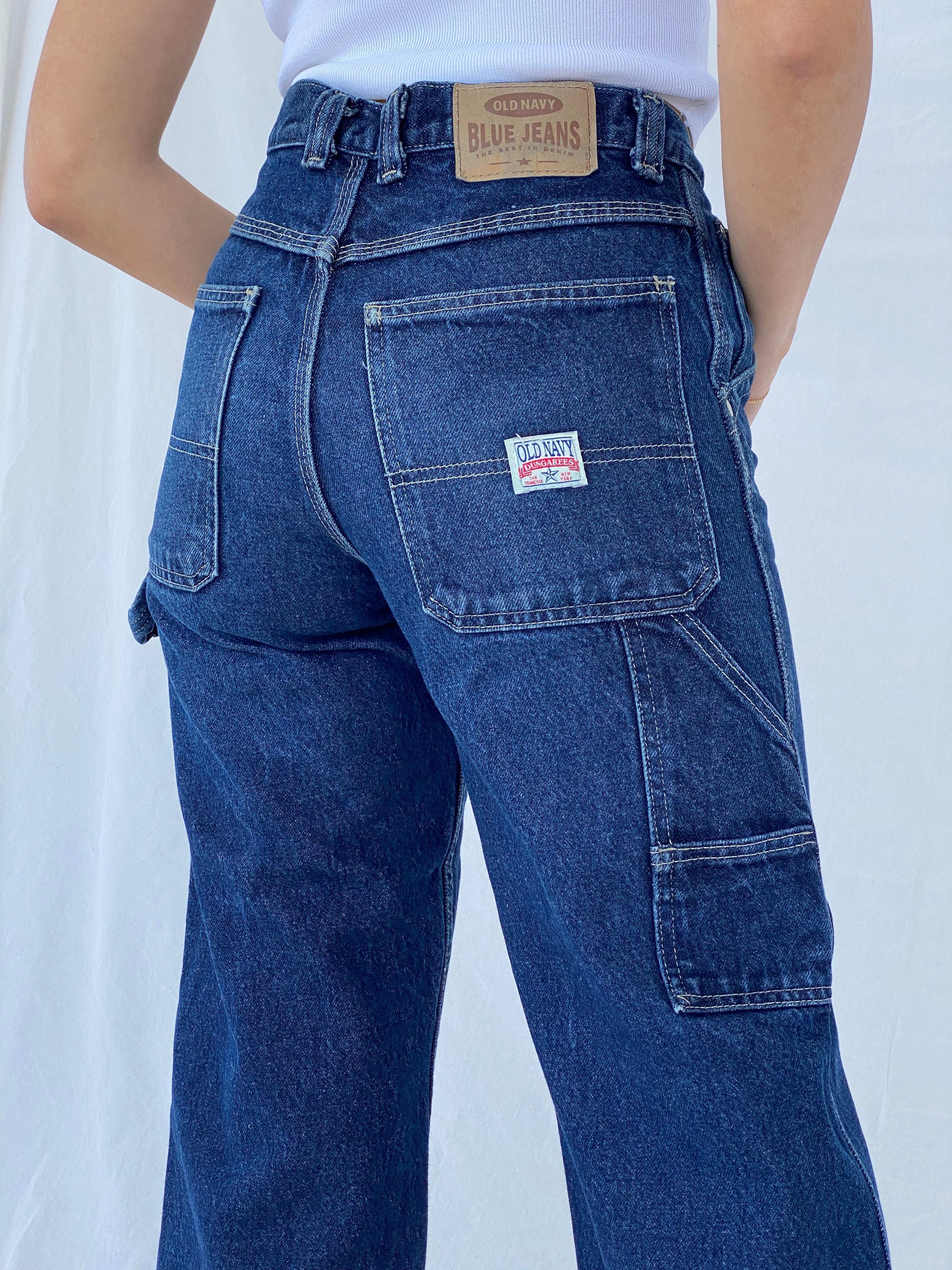 Vintage Y2K Old Navy Blue Jeans Hiphop Style Baggy Jeans - Balagan Vintage Jeans denim, high waisted jeans, jeans, Juana, levis jeans