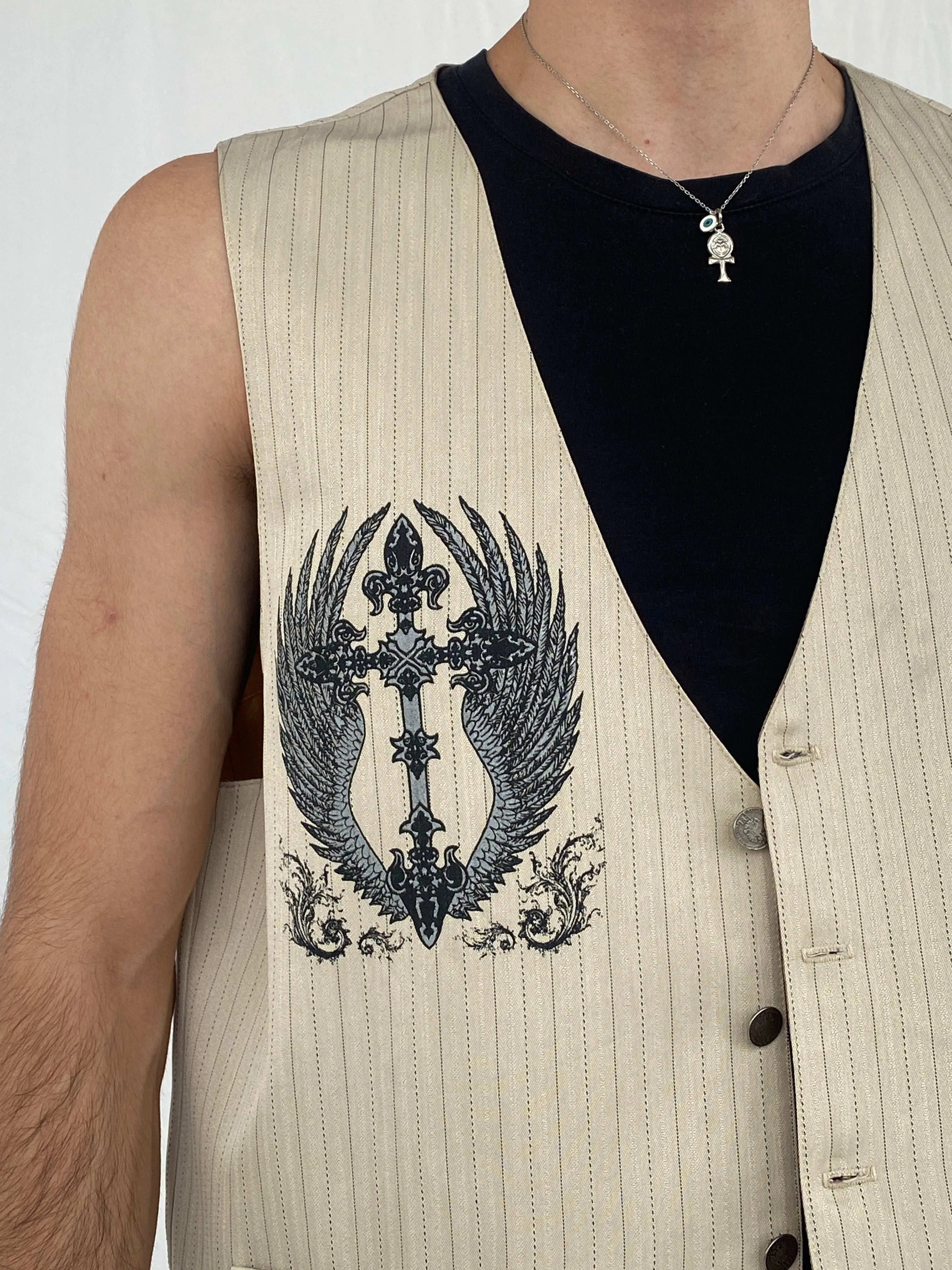 Vintage Y2K Patroncito Vest Size XL - Balagan Vintage Vest 00s, 90s, Awsam, Top, vest