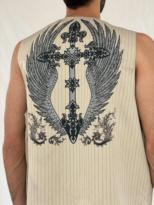 Vintage Y2K Patroncito Vest Size XL - Balagan Vintage Vest 00s, 90s, Awsam, Top, vest
