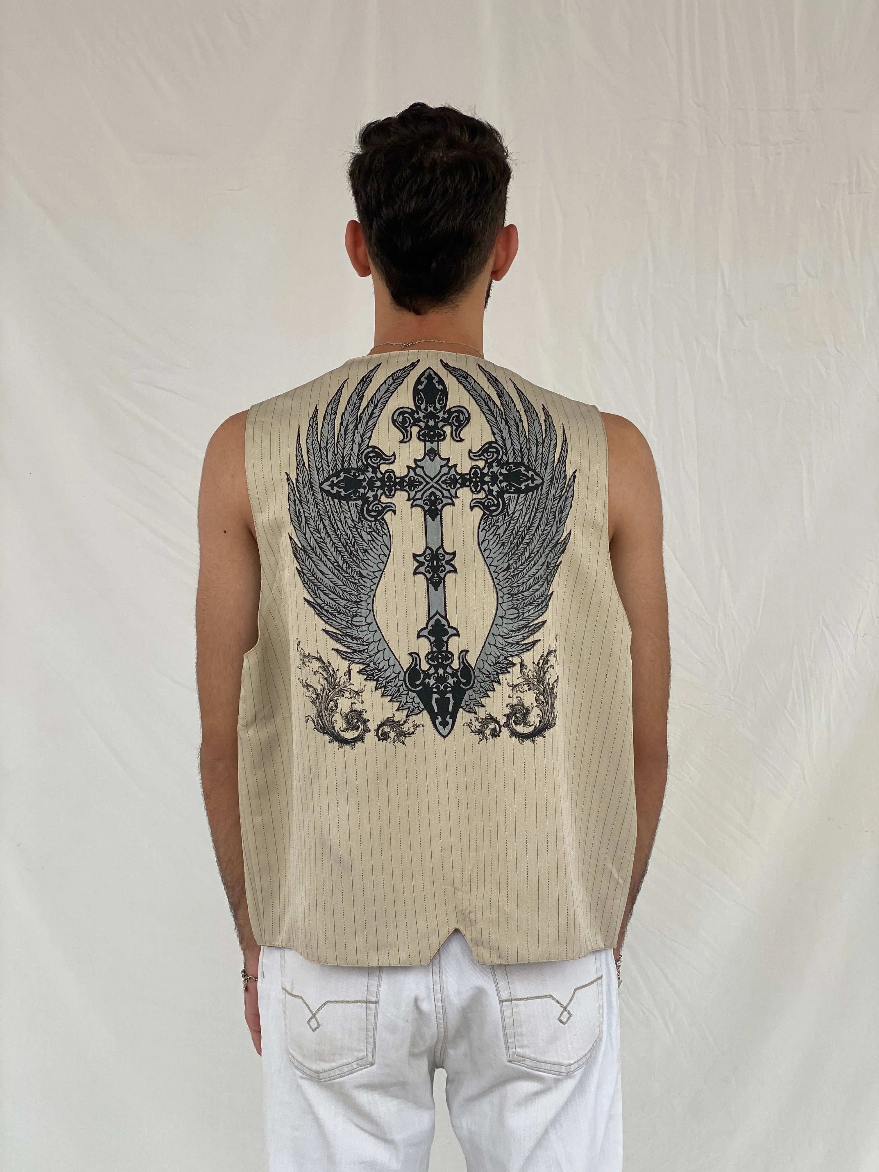 Vintage Y2K Patroncito Vest Size XL - Balagan Vintage Vest 00s, 90s, Awsam, Top, vest