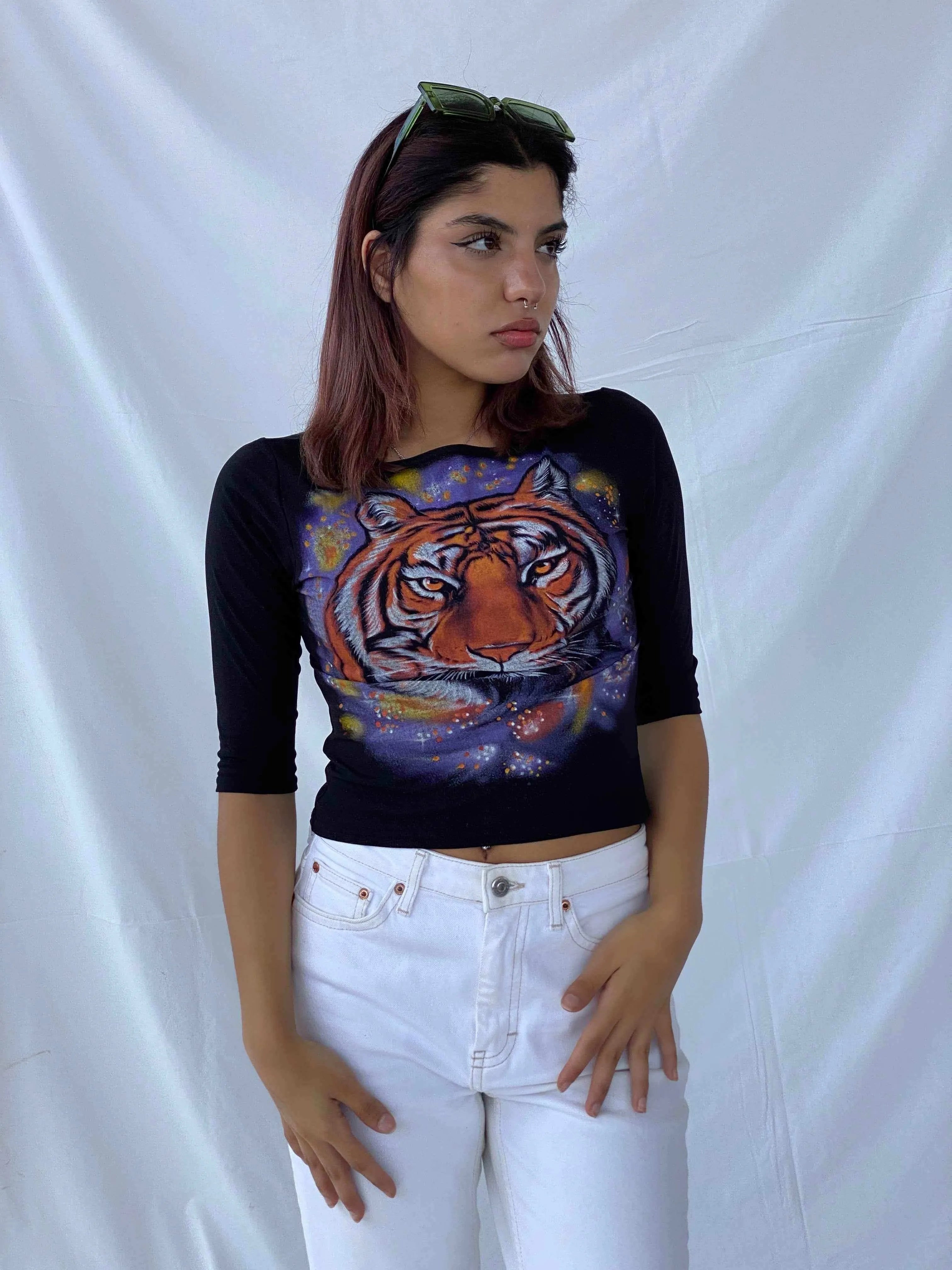 Vintage Y2K Shimmery Top - Balagan Vintage Full Sleeve Top 90s