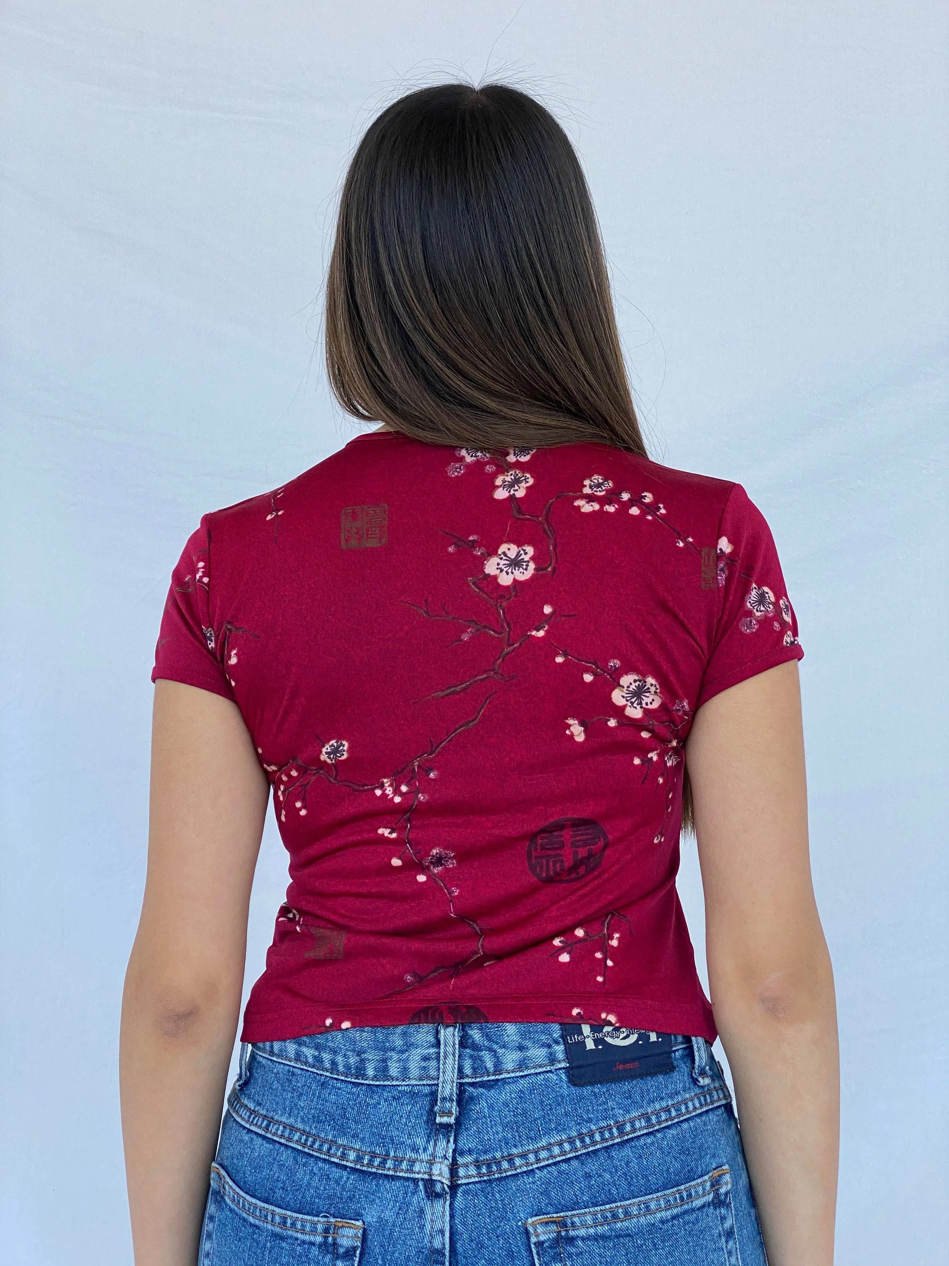 Vintage Y2K Supré Red Top - Size L - Balagan Vintage Half Sleeve Top 00s, Deals, Juana, summer